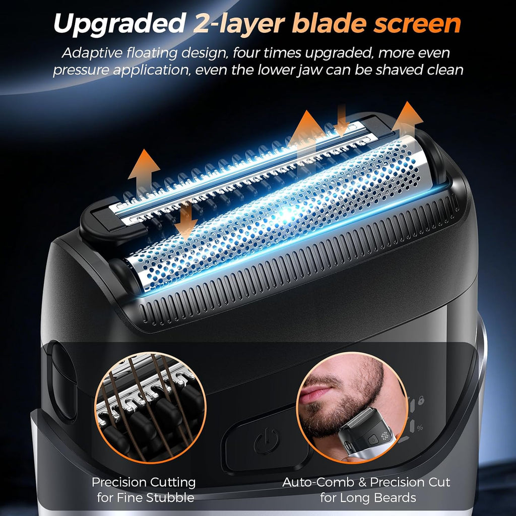 VYLTO Afeitadoras eléctricas de aluminio para hombres, nueva versió...