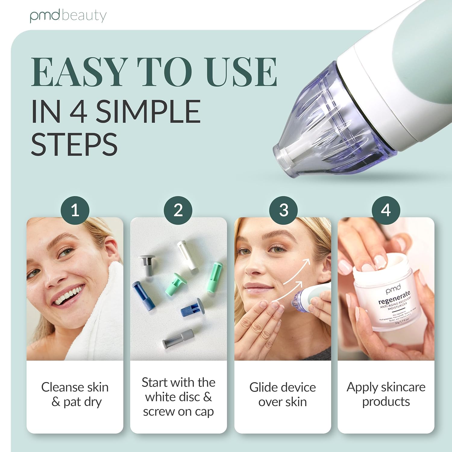 PMD Beauty Personal Microderm Classic - Uso en el hogar, herramient...