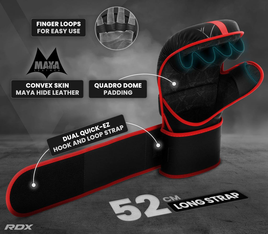 Guantes RDX MMA para artes marciales, boxeo, entrenamiento de comba...