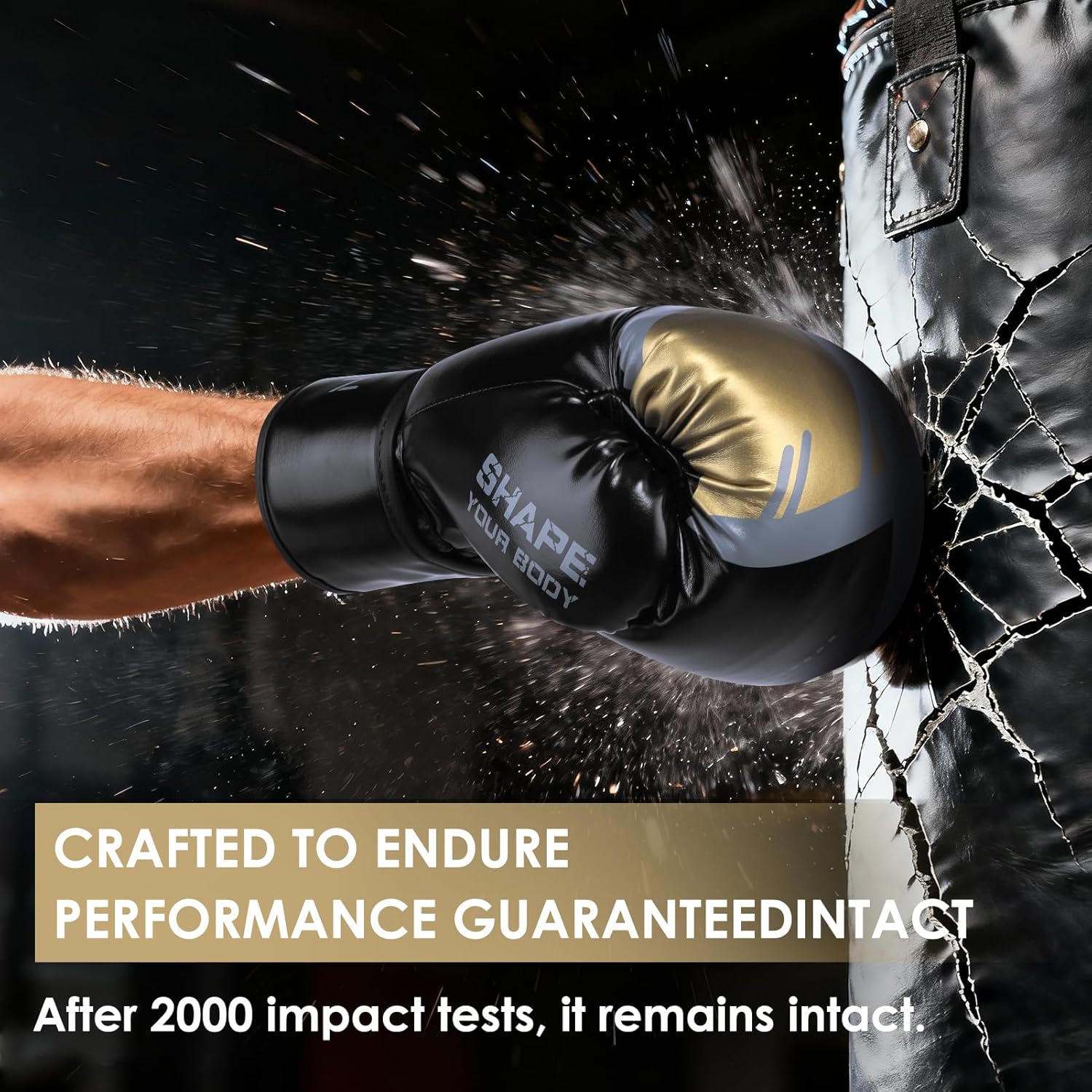 NHOWIN Guantes de boxeo, 12 oz \/ 16 oz \u2013 Guantes de boxeo par...