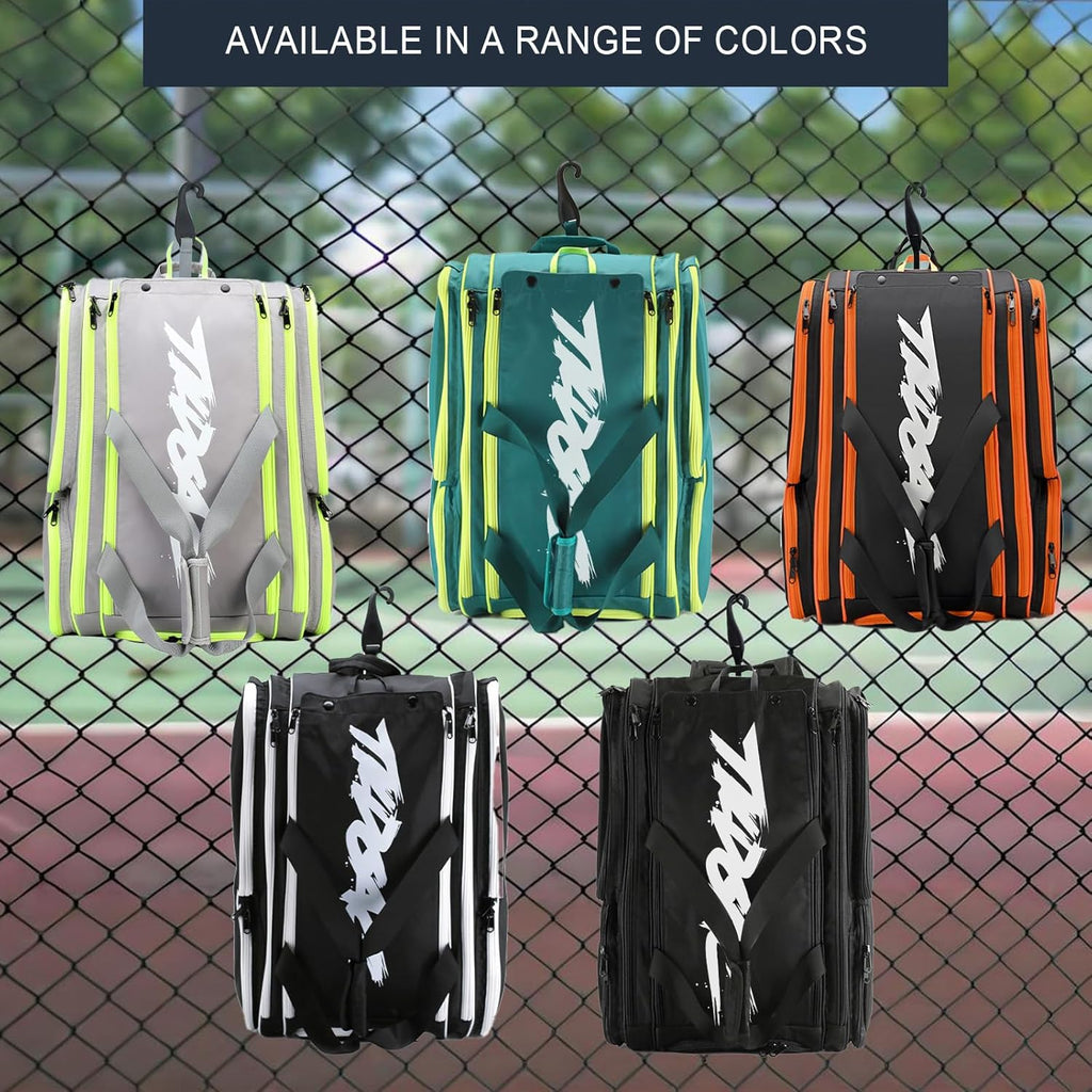 TILDOSAC Bolsa de pickleball \u2013 Bolsa grande de paleta para 4 p...