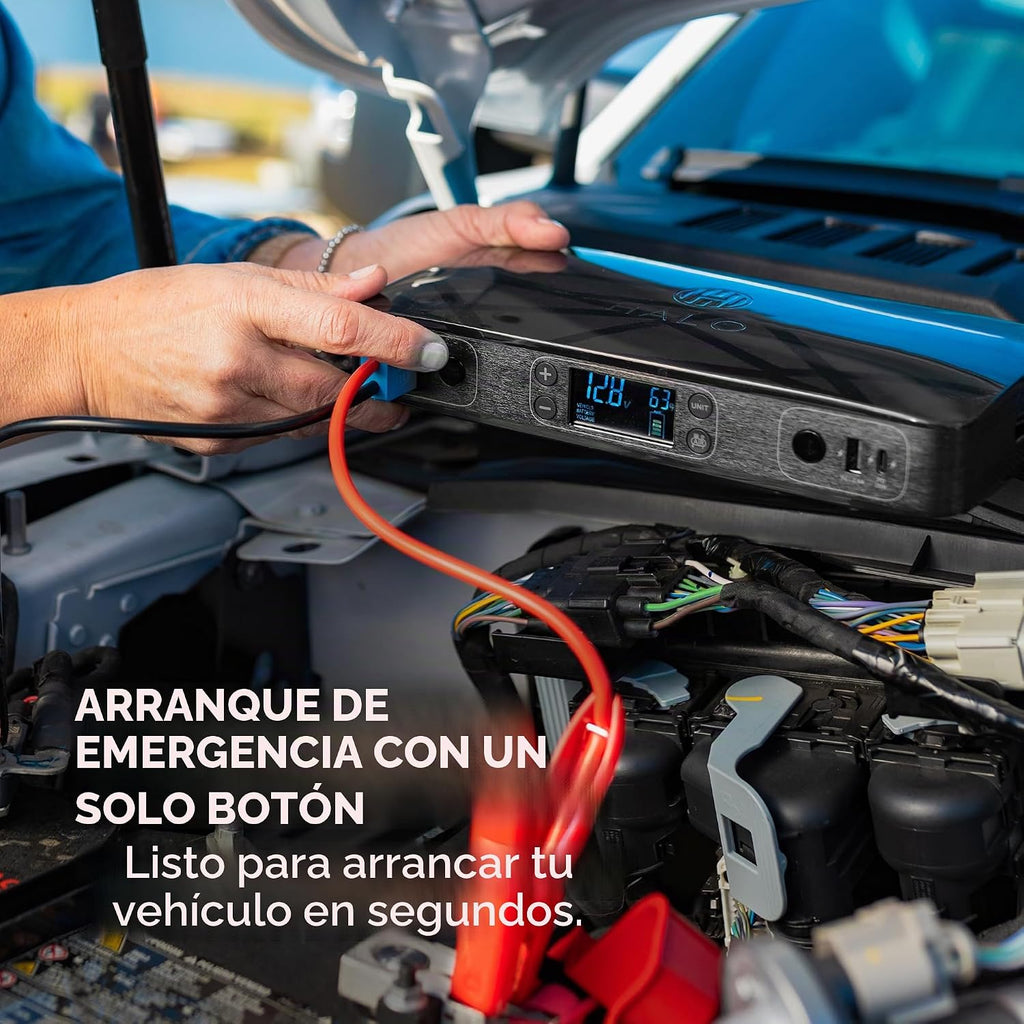 HALO Bolt Ultimate 2 arrancador de batería de auto portátil | Compr...