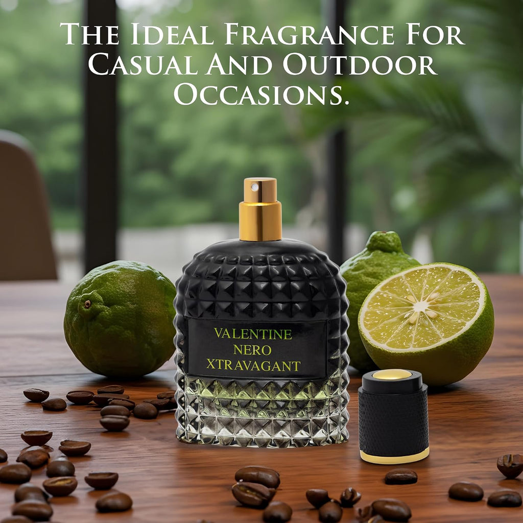 Valentine Nero Xtravagant para Hombre - Fragancia Oriental Fougere...