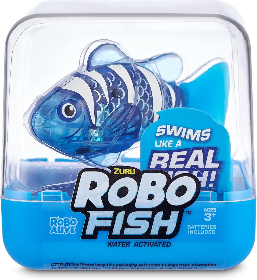 Robo Alive Robo Fish Series 2 (rojo + azul, 2 unidades) por ZURU -...