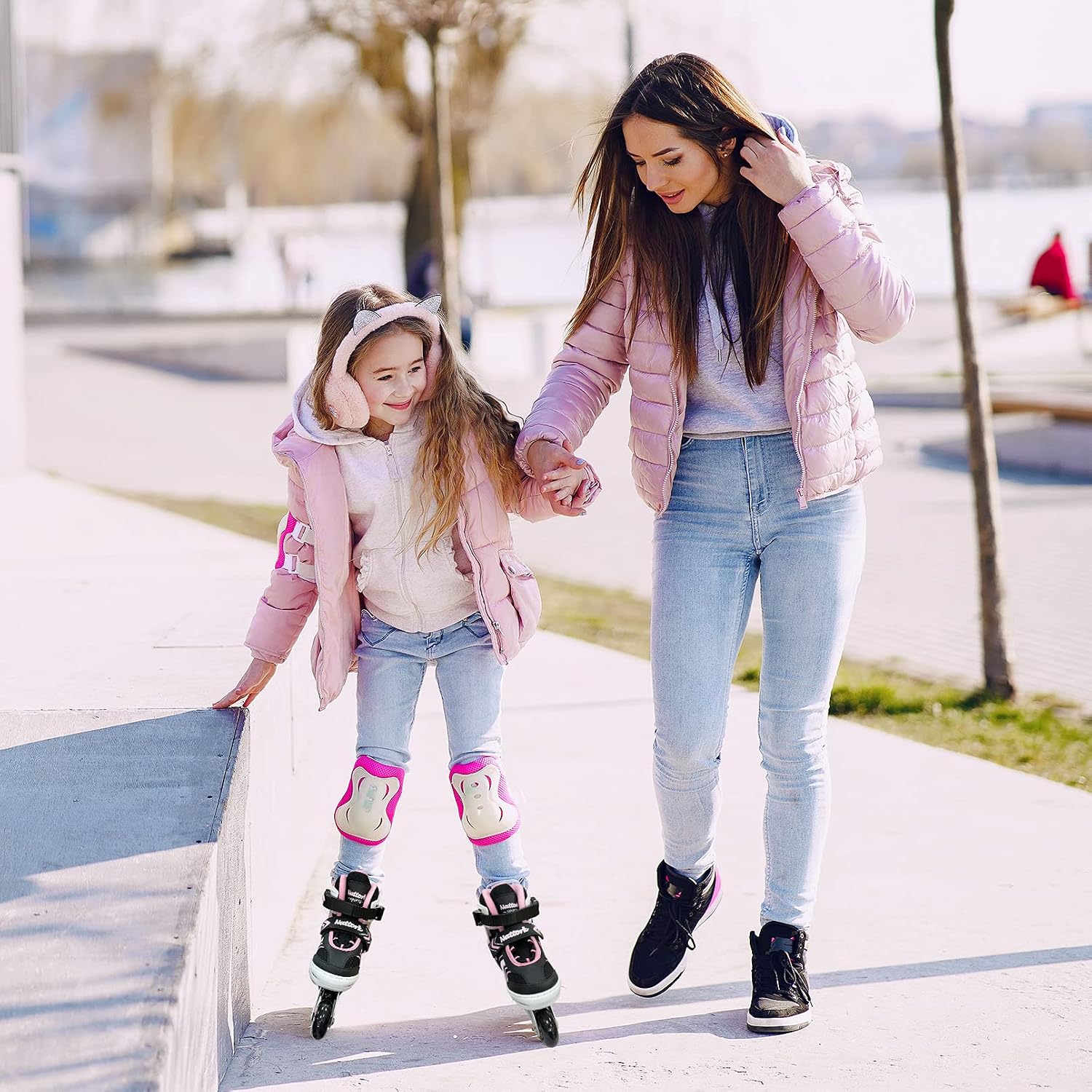 Patines en línea NATTORK para niños, niñas y niños con ruedas compl...