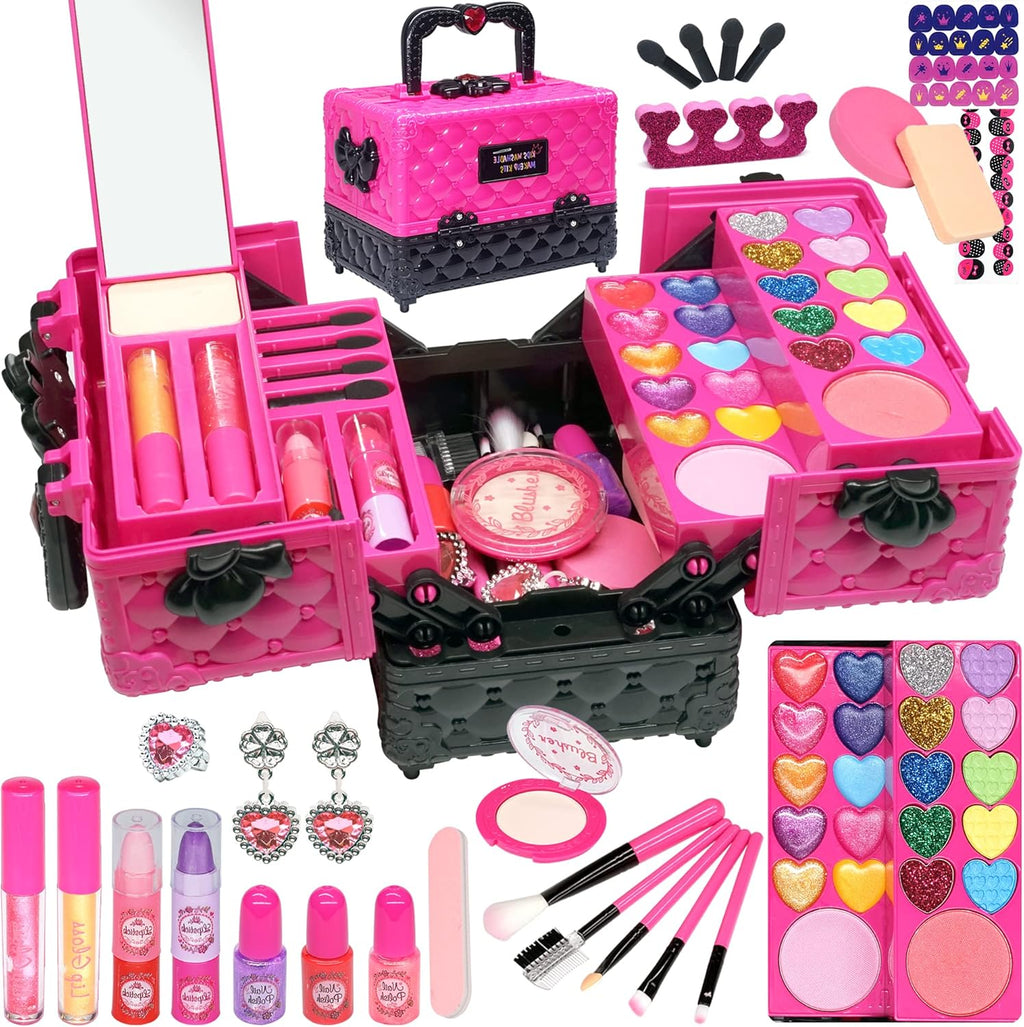 Kit de maquillaje para niñas \u2013 52 piezas de maquillaje seguro...