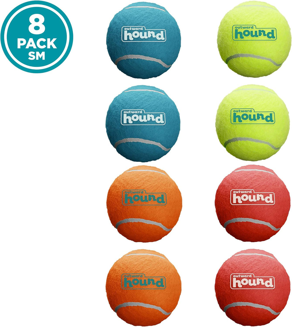 Outward Hound Squeaker Ballz - Pelotas de tenis chirriantes para pe...