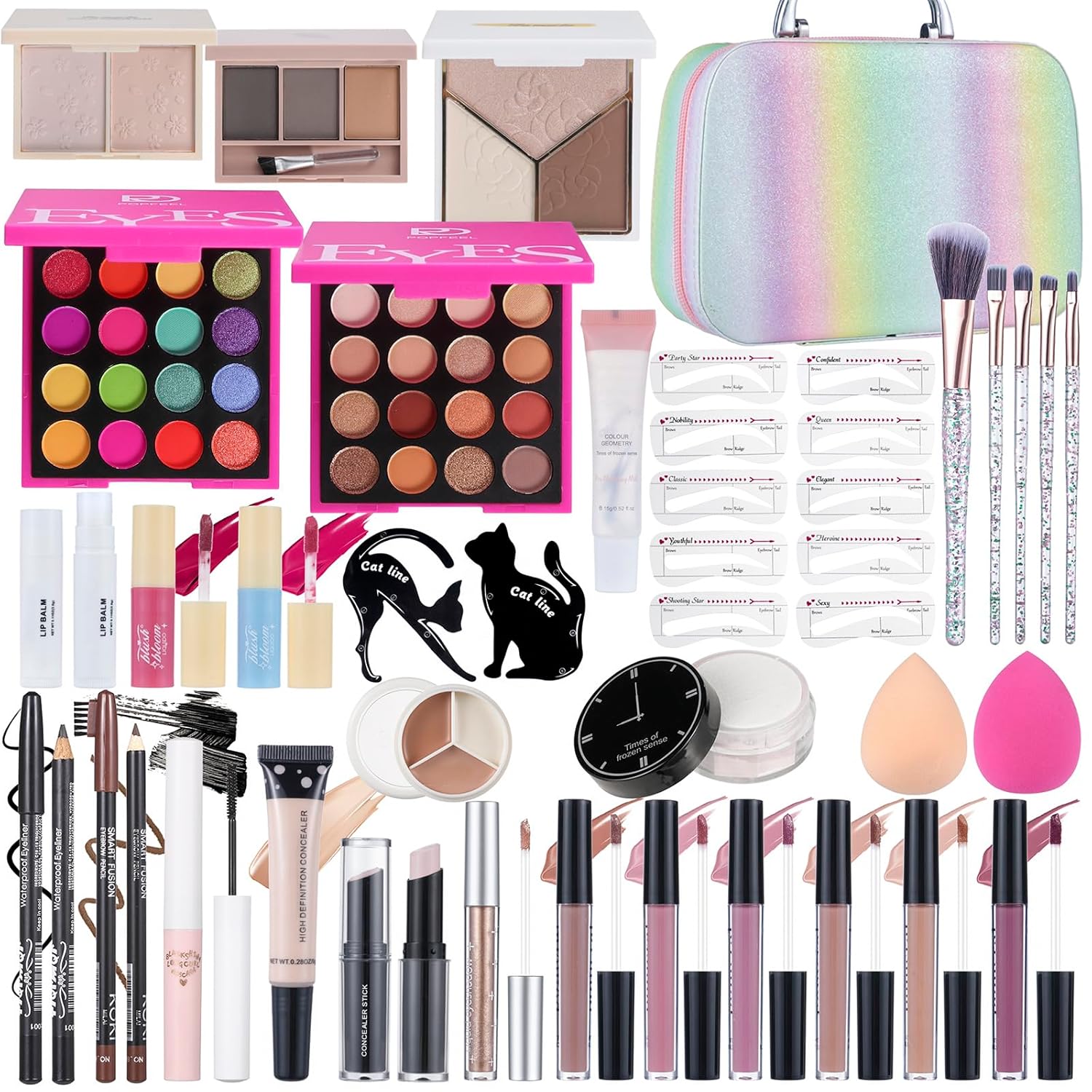 Kits de maquillaje para niñas y adolescentes, set de regalo de maqu...