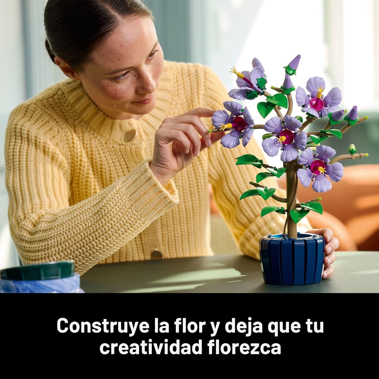 LEGO Botanicals - Juego de construcción de flores de hibisco - Bloq...