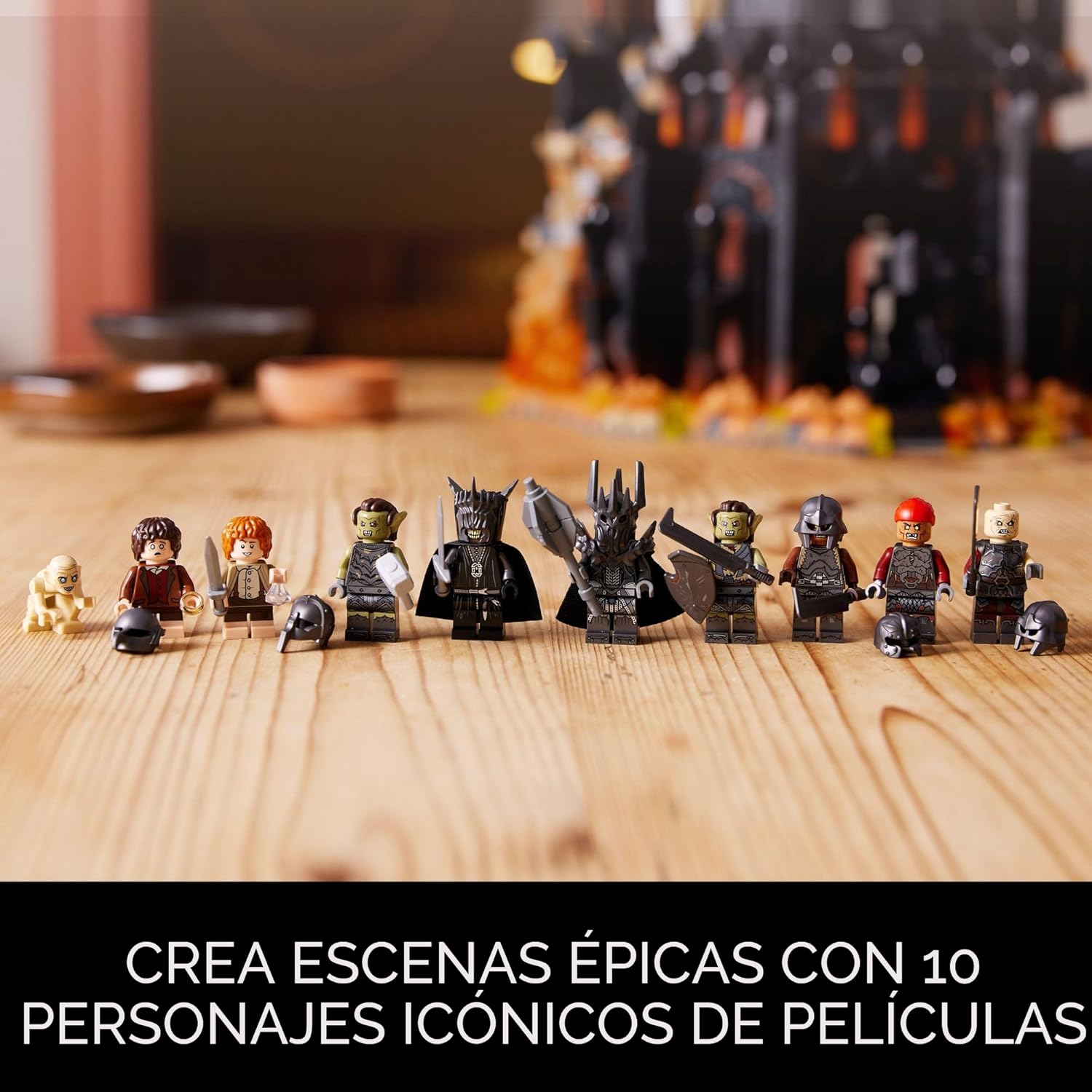 LEGO Icons El señor de los anillos Barad-dûr - Juego de construcció...
