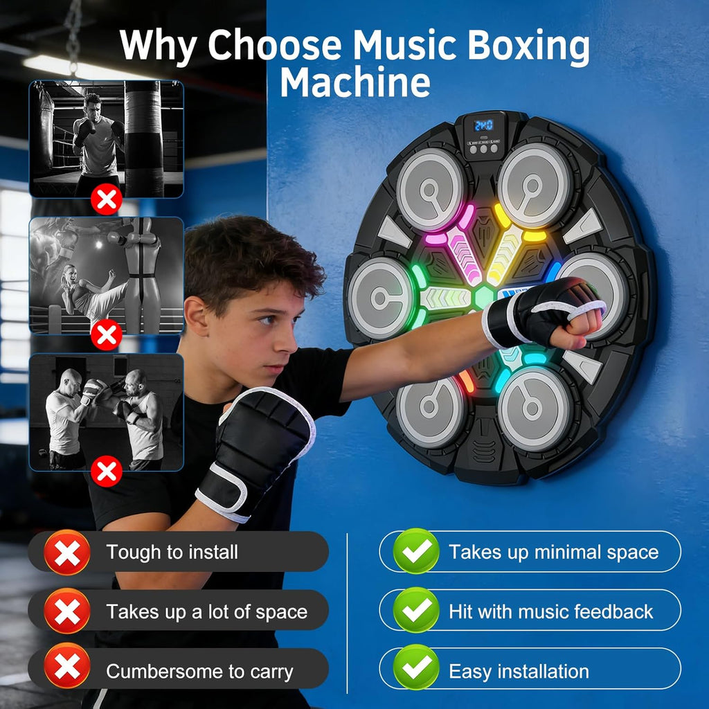 Yucate Music Boxing Machine, Saco de Boxeo montado en la Pared con...