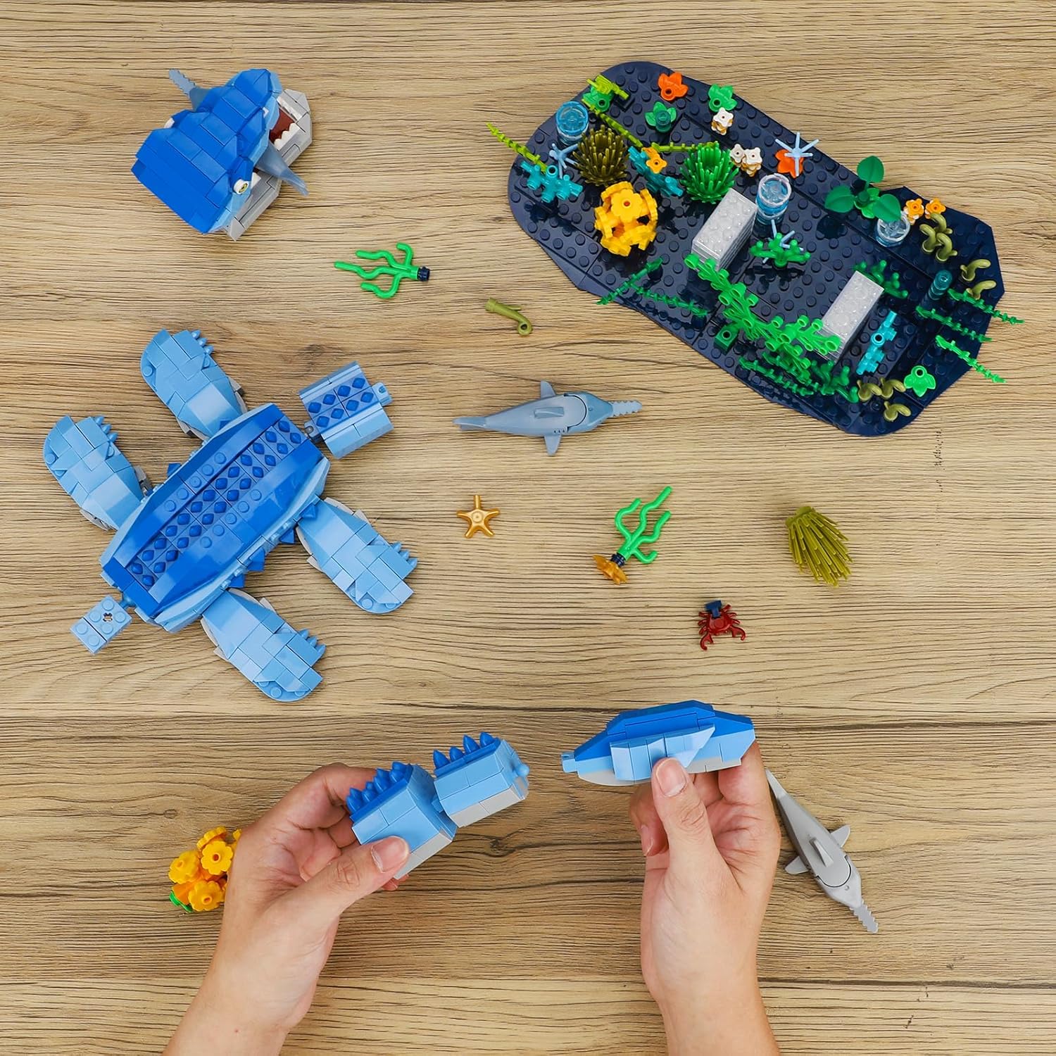 Dinosaur World Mosasaurus - Juego de construcción compatible con ju...