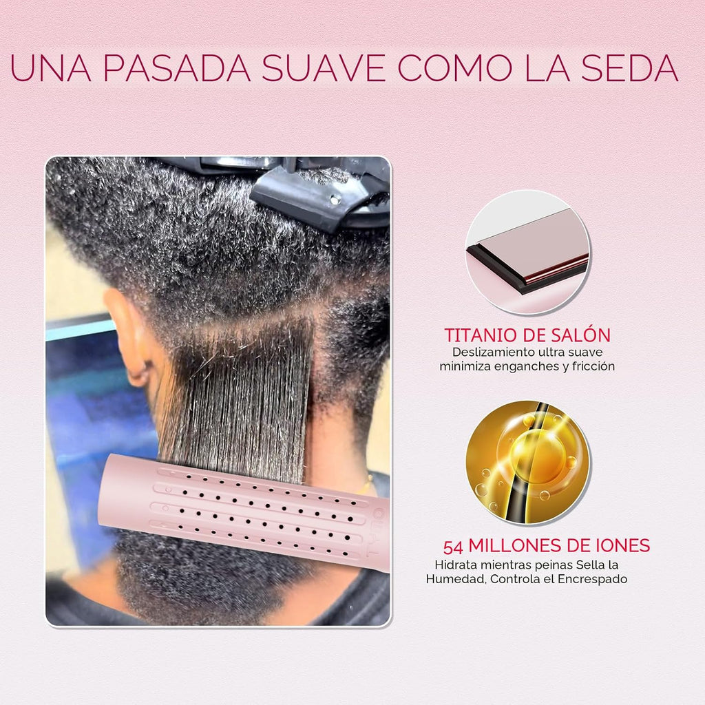TYMO Airflow 2.0 - Plancha rizadora de pelo 2 en 1, rizador de pelo...