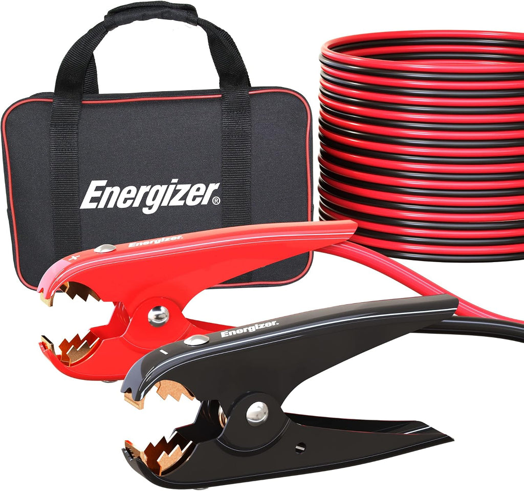 Energizer Cables de puente para batería de automóvil, cables de ref...
