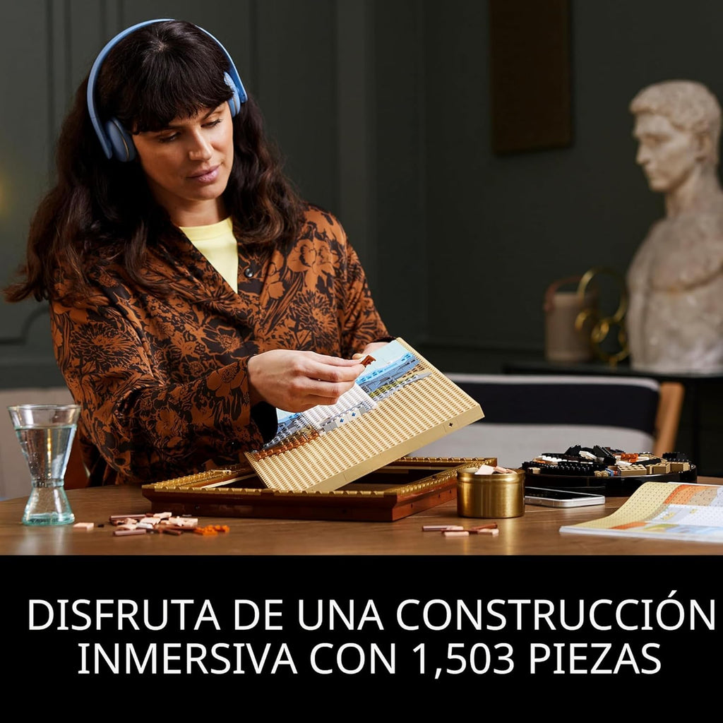 Set de Construcción de Arte LEGO Mona Lisa - Exhibición de Pared de...