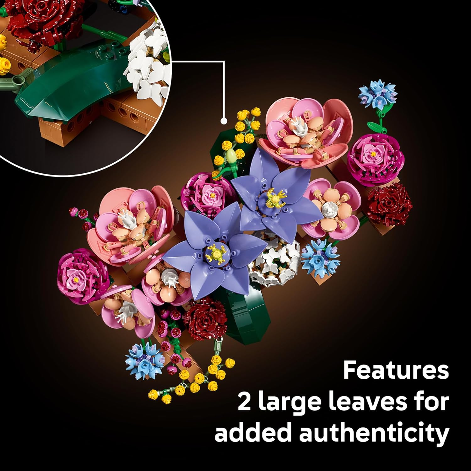 LEGO Botanicals 11503 - Decoración de pared de flores, kit de const...