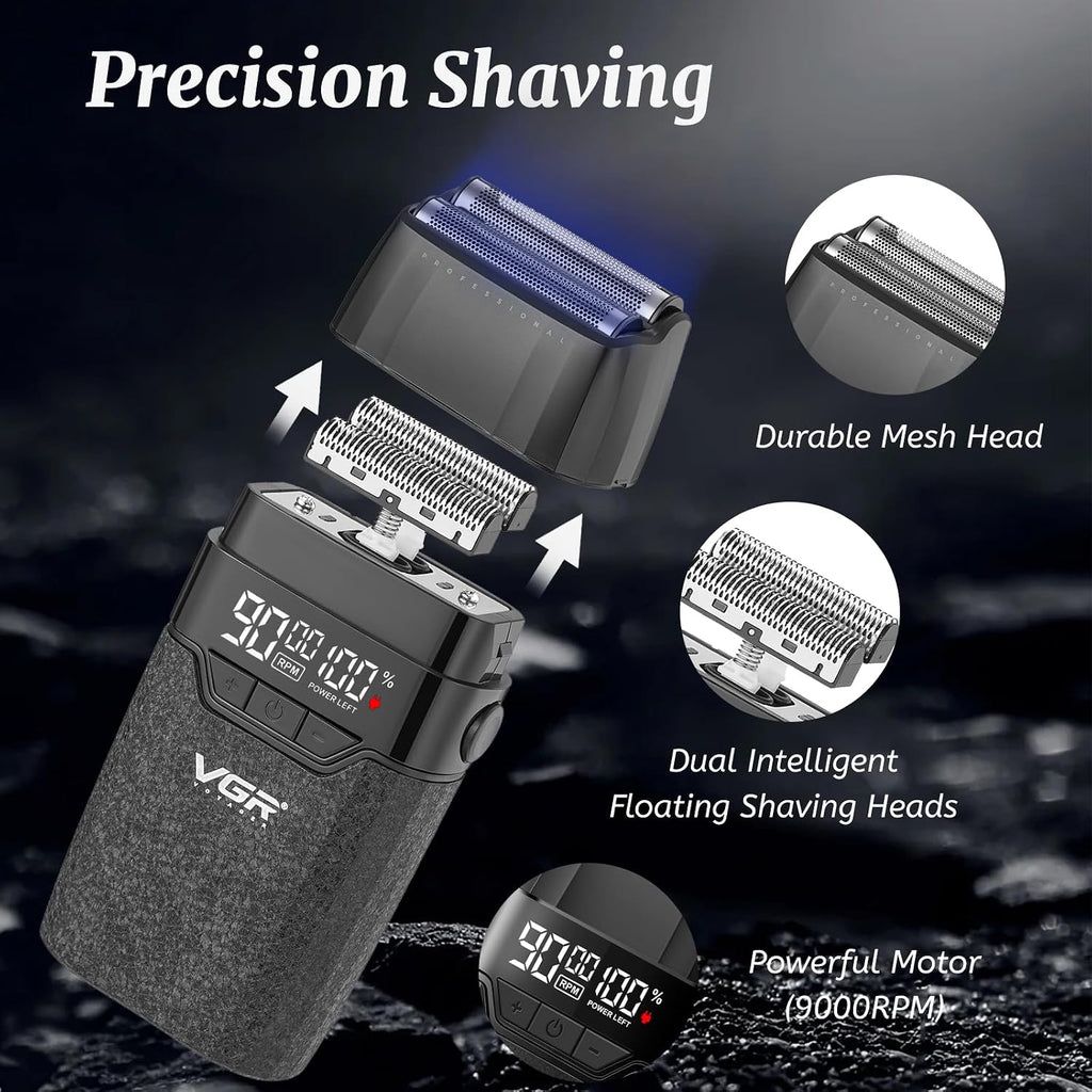 VGR 640S3 Kit Profesional de Corte de Cabello 3 en 1, 9000RPM Corta...