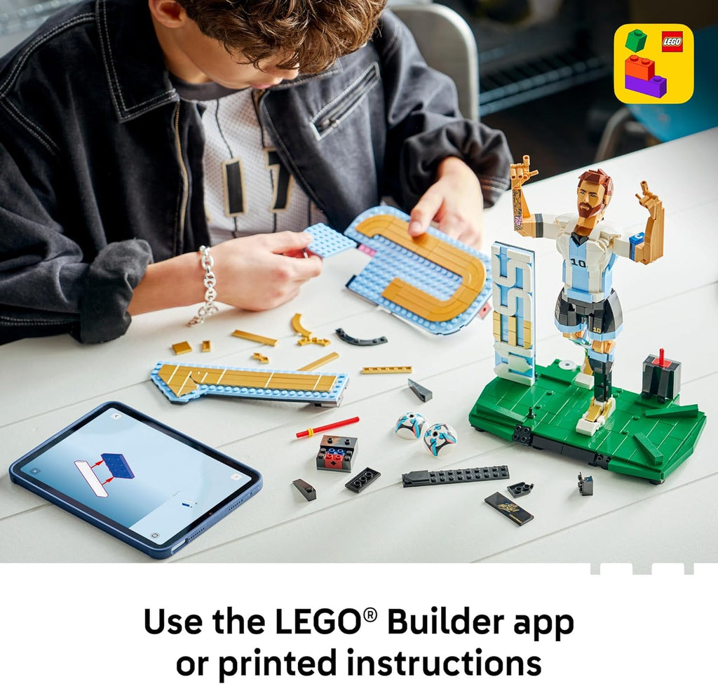 LEGO Editions Lionel Messi - Leyenda del fútbol - Juego de construc...