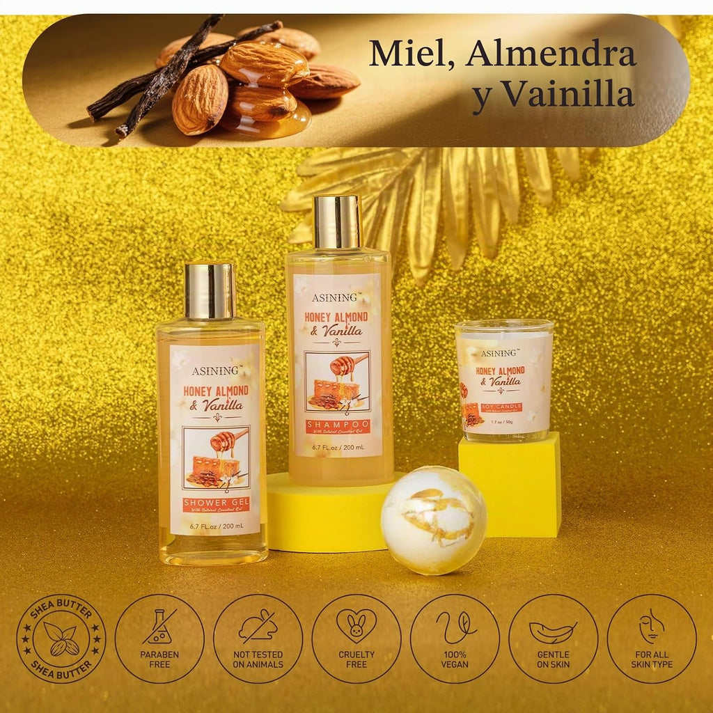 Cestas de regalo de spa para mujeres y hombres, juegos de baño de a...