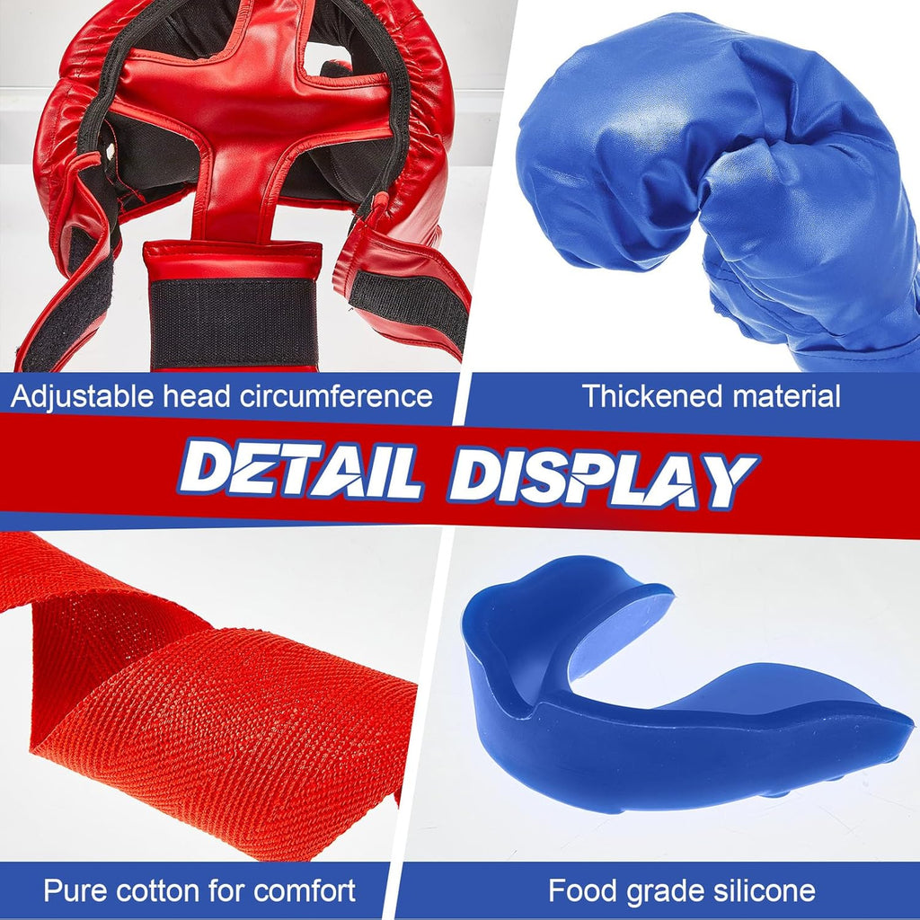 Kanayu Juego de 12 piezas de equipo de boxeo para niños principiant...