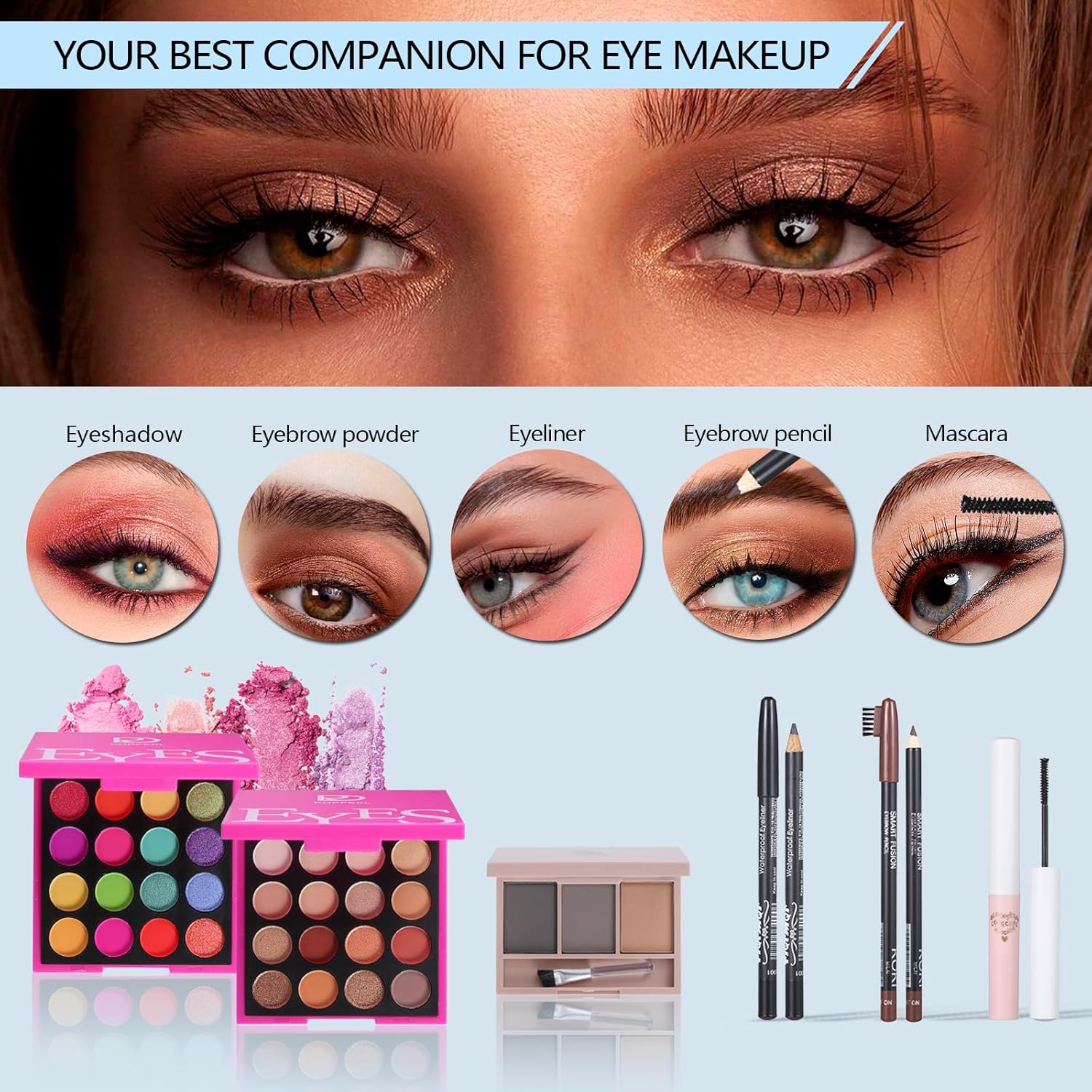 Kits de maquillaje para niñas y adolescentes, set de regalo de maqu...