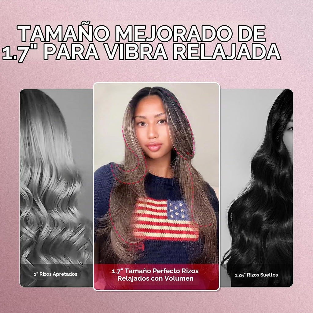 TYMO STYLUX - Cepillo térmico 2.0 para rizar, voluminizador de 1.7...