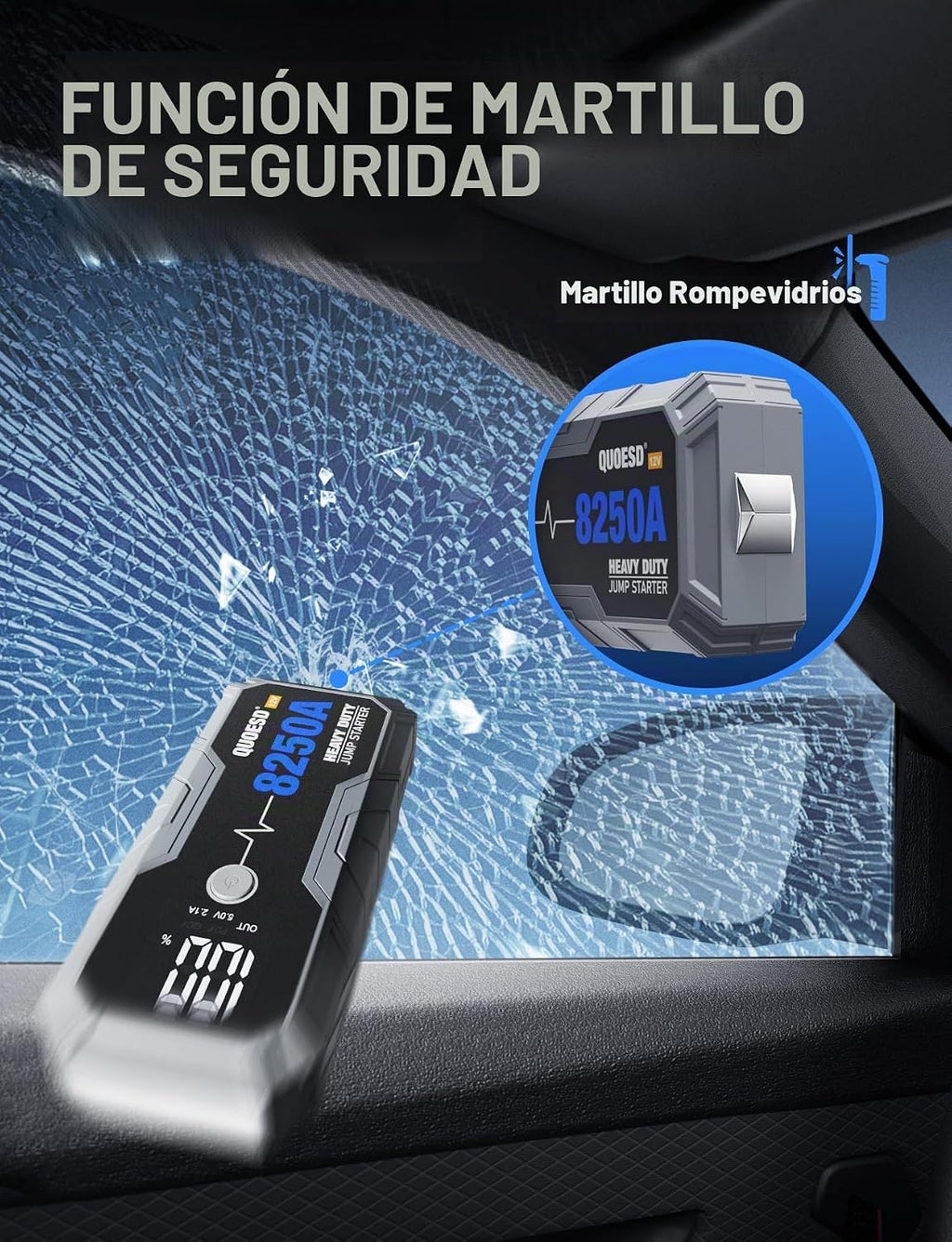 Batería de arranque de arranque 8250A (para todo gas o diésel de 10...
