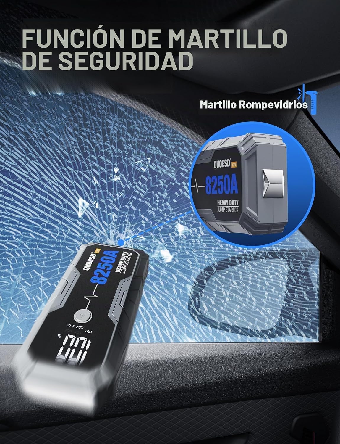 Batería de arranque de arranque 8250A (para todo gas o diésel de 10...