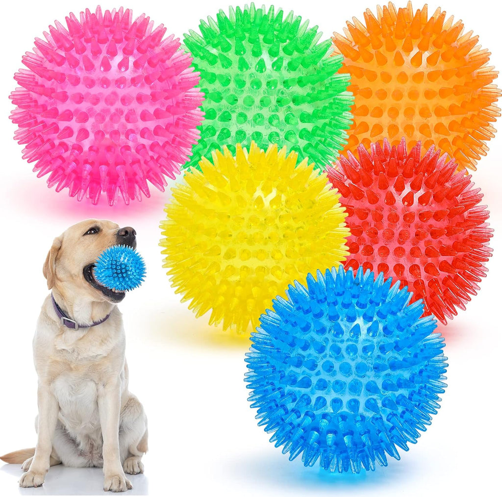 VITEVER Pelotas chirriantes de juguete para perros de 3.5 pulgadas...