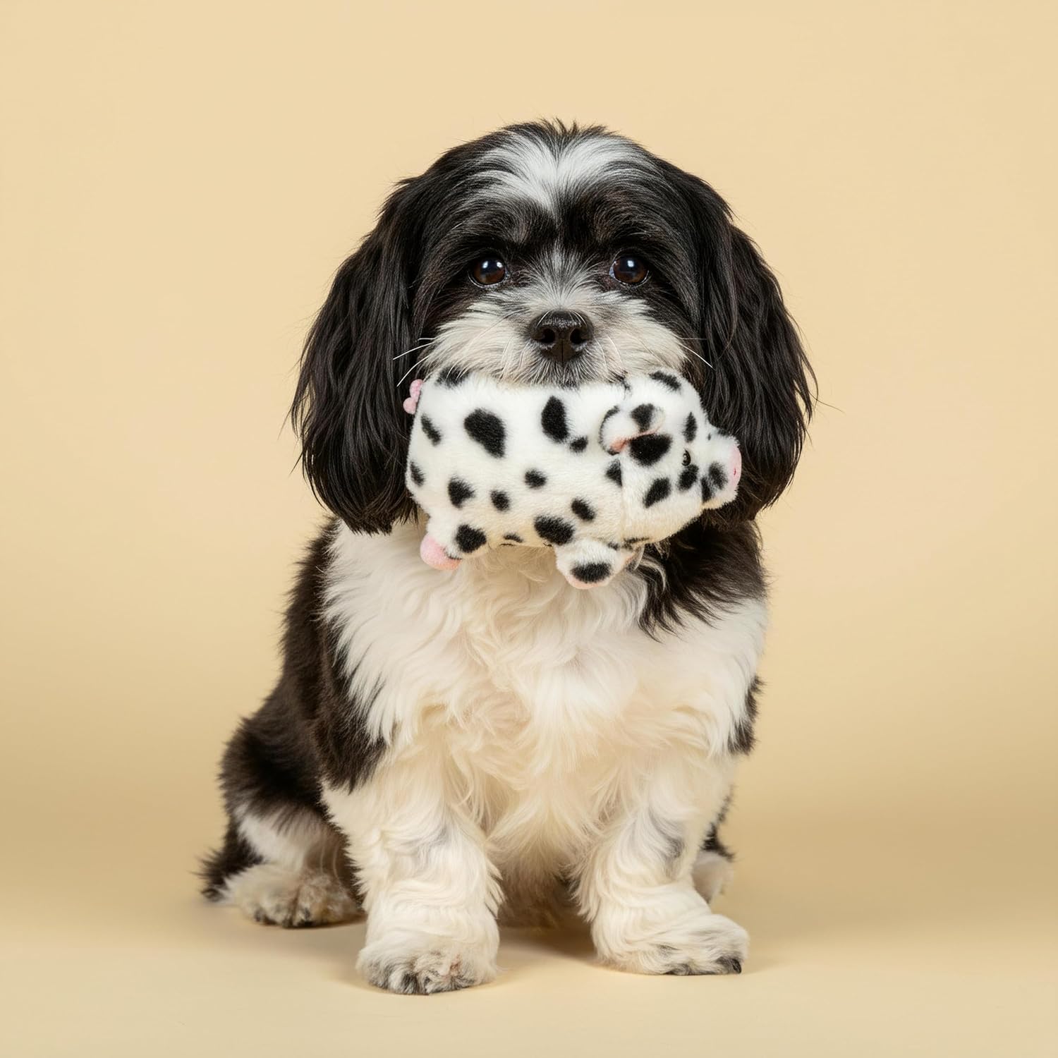Playology Juguetes para perros | Animal de peluche de cerdo para pe...