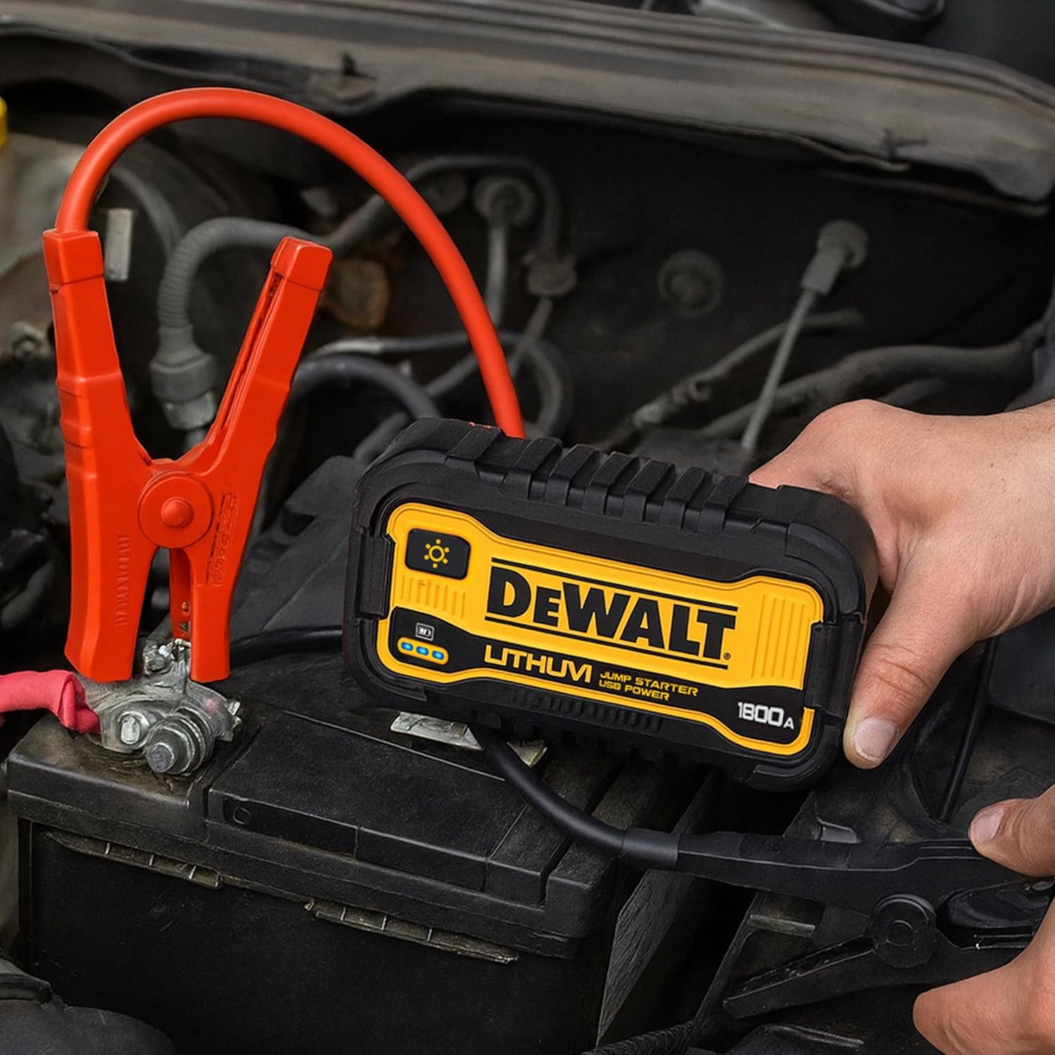 DeWalt DXAELJ18C Arrancador de salto de 1800 amperios de pico | Ión...