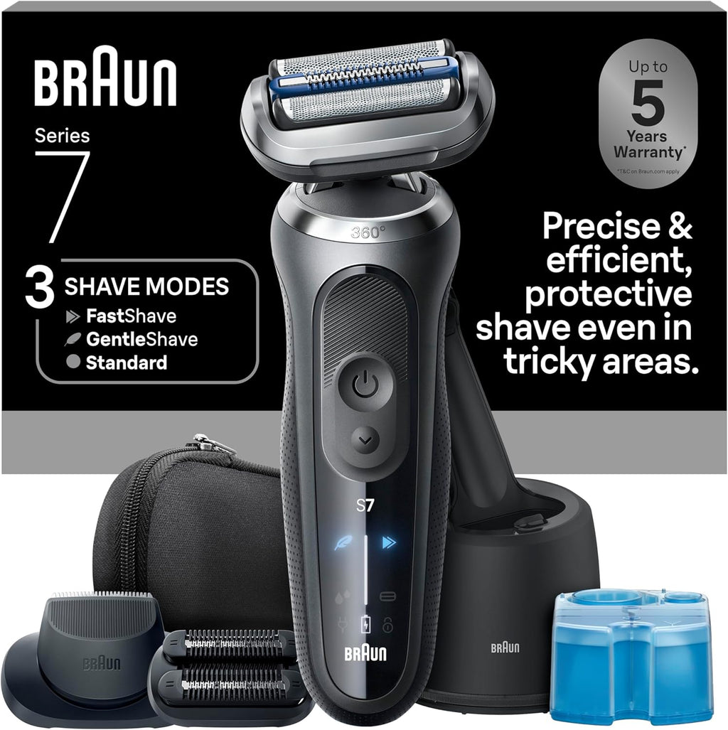 Braun Series 7 - Afeitadora eléctrica para hombres, maquinilla de a...