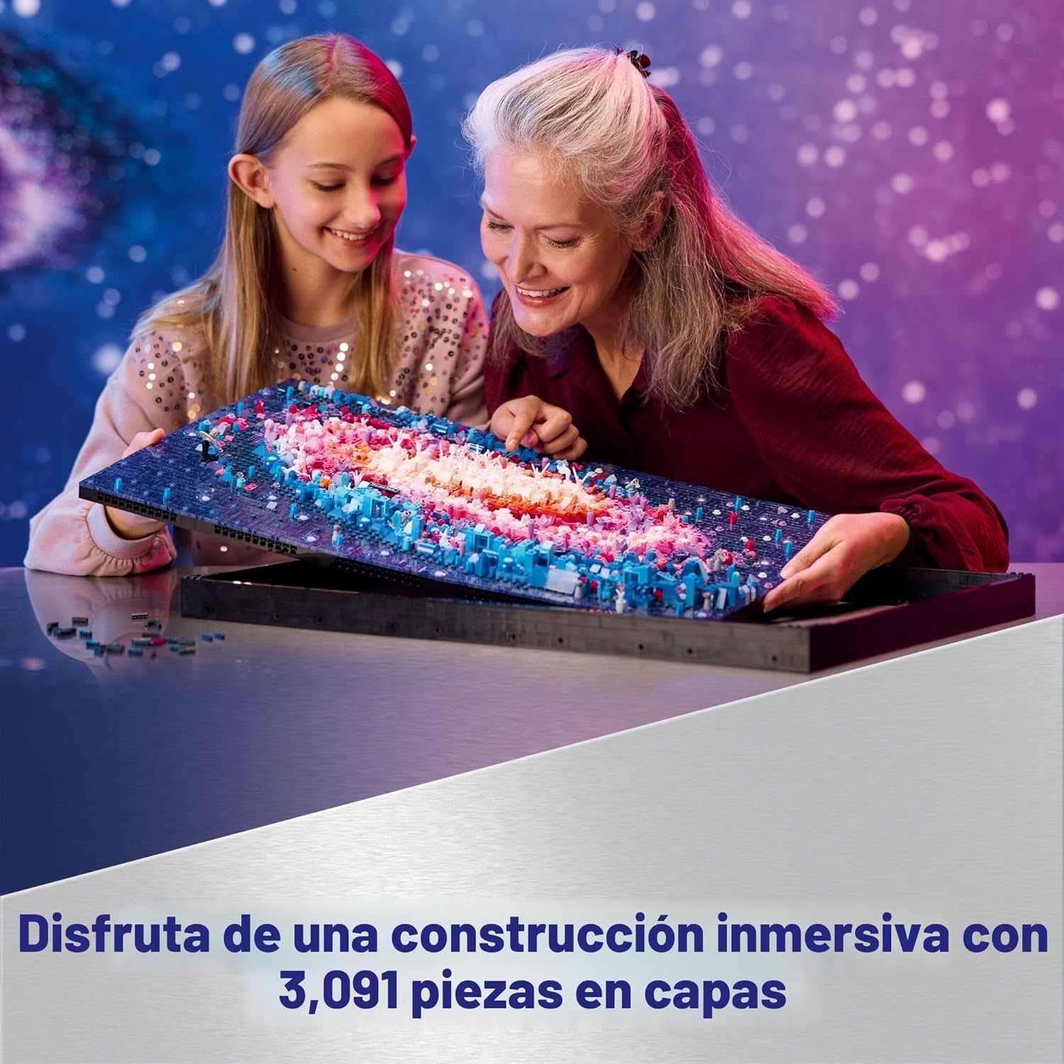 LEGO Art The Milky Way Galaxy - Set de Construcción - Kits de Decor...