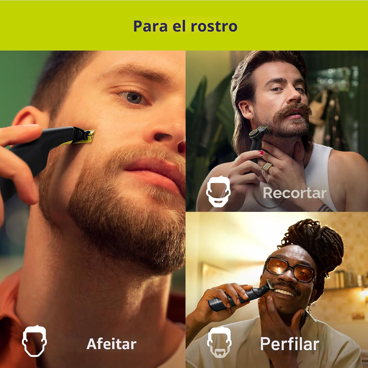 Norelco Philips OneBlade 360 Pro Face + Body, recortadora de barba...