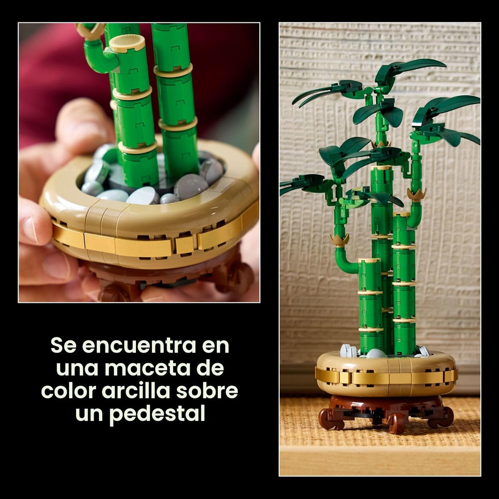 LEGO Botanicals Lucky Bamboo Building Set \u2013 Planta artificial...