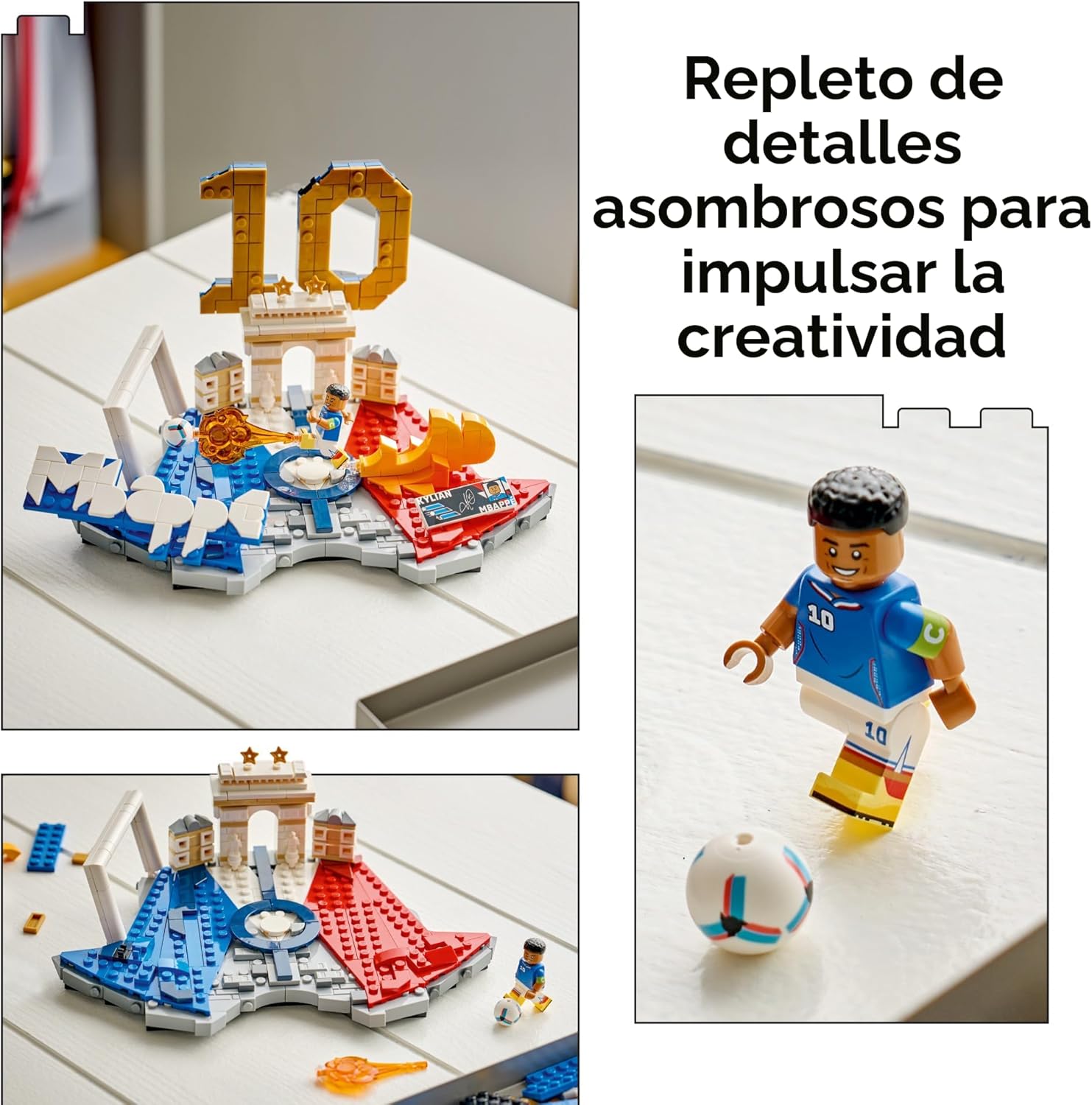 LEGO Editions Kylian Mbappé - Juego de construcción para niños y ni...