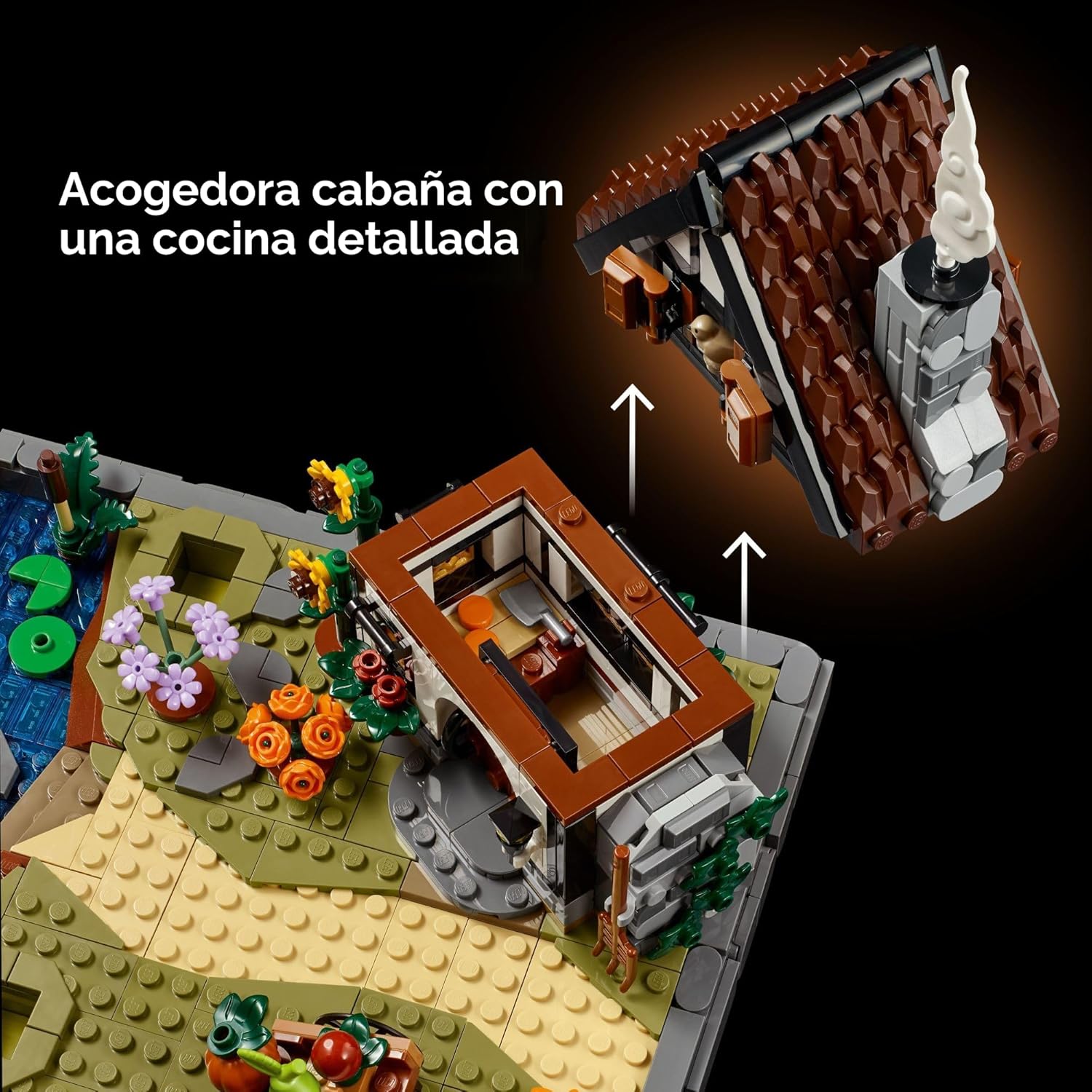 LEGO Icons 11372 - Juego de construcción de jardín para adultos, ma...