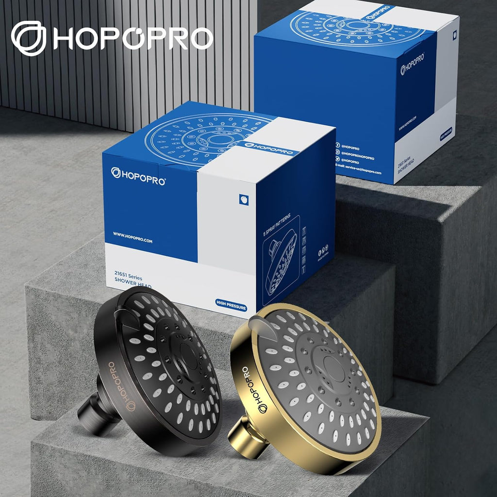 HOPOPRO - Regadera de alta presión con 5 modos, recomendado por The...