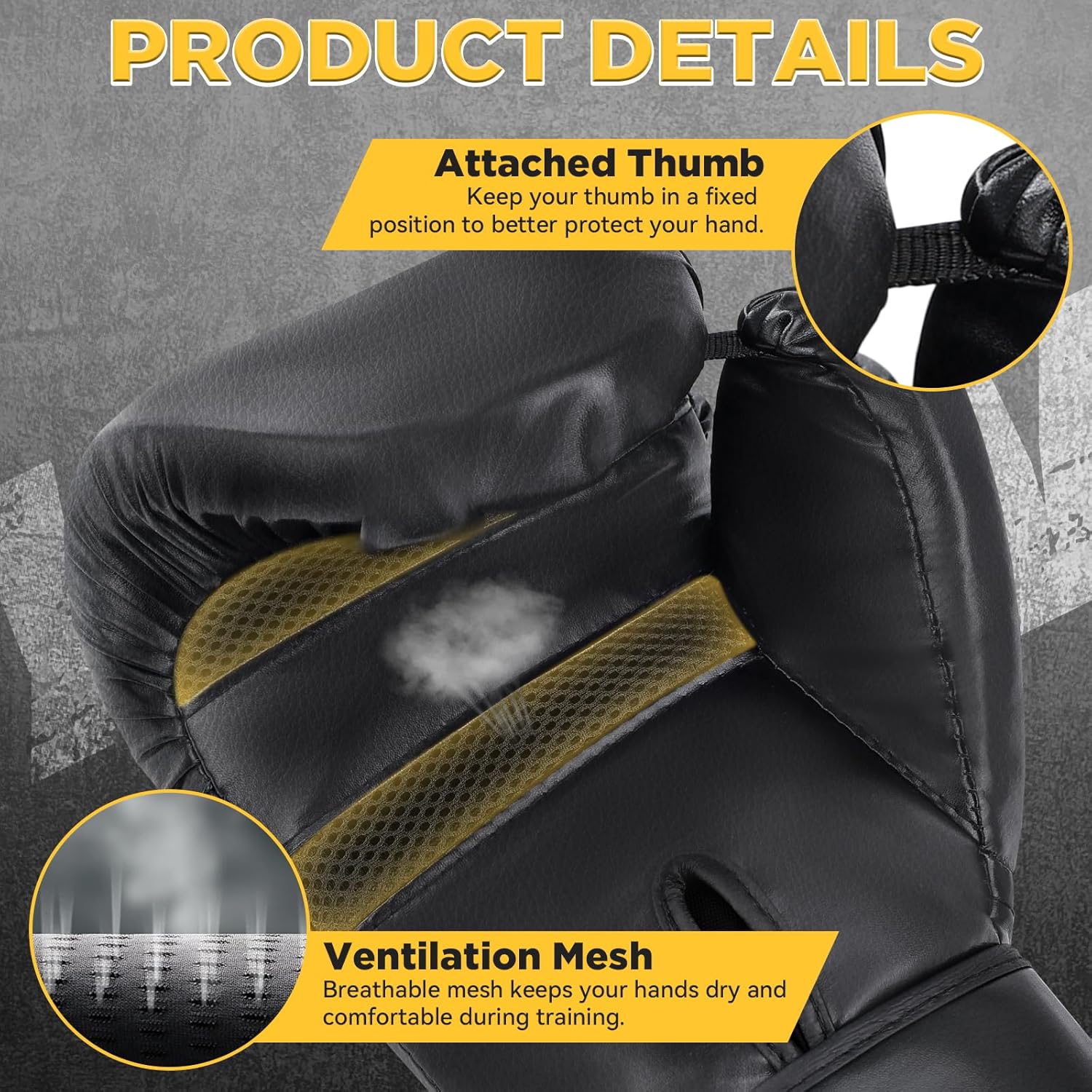 Guantes de boxeo para hombres y mujeres, guantes de entrenamiento y...