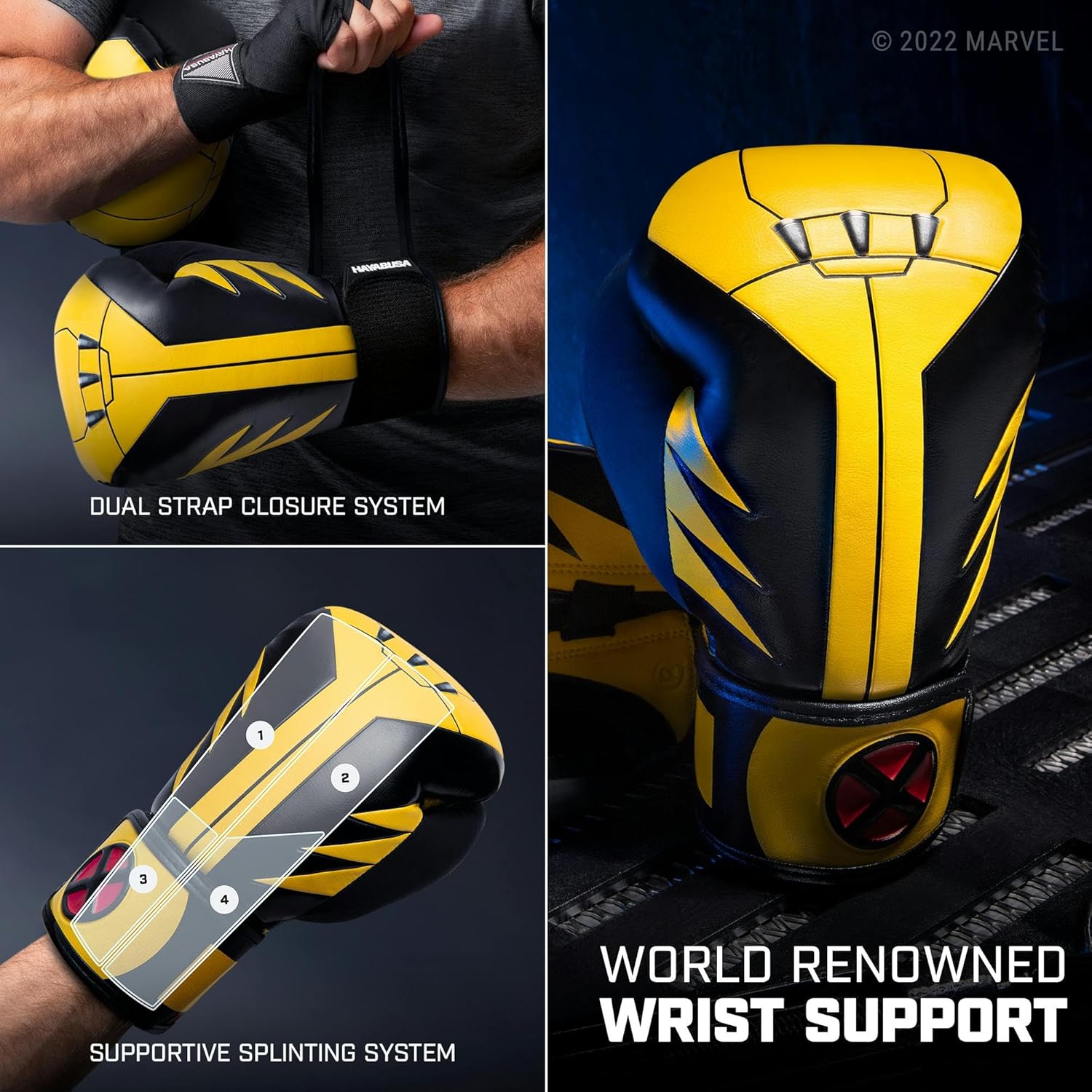 Hayabusa Marvel Hero Elite - Guantes de boxeo para hombres y mujeres