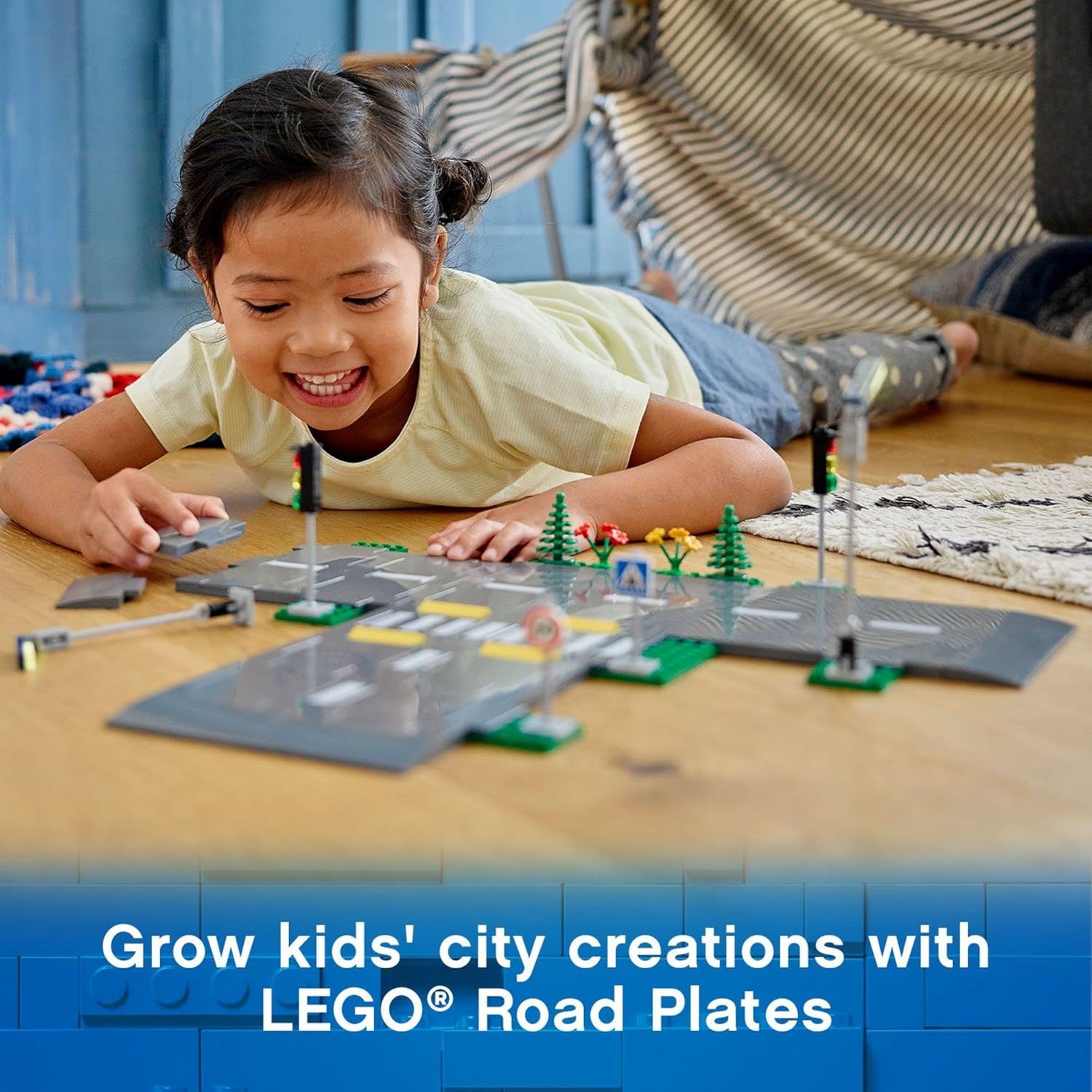 LEGO City Road Plates 60304 Kit de construcción; juguete genial de...