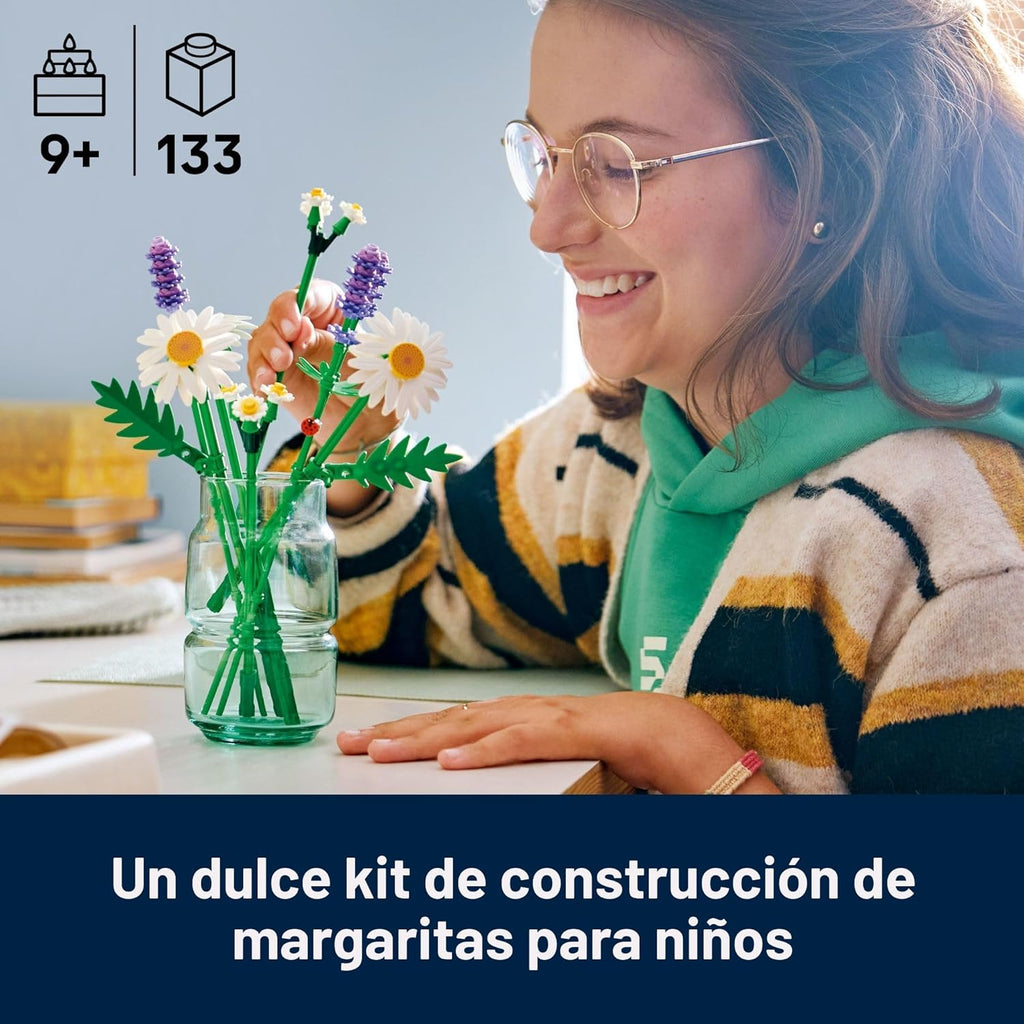 LEGO Botanicals 11508 - Kit de manualidades de flores artificiales...