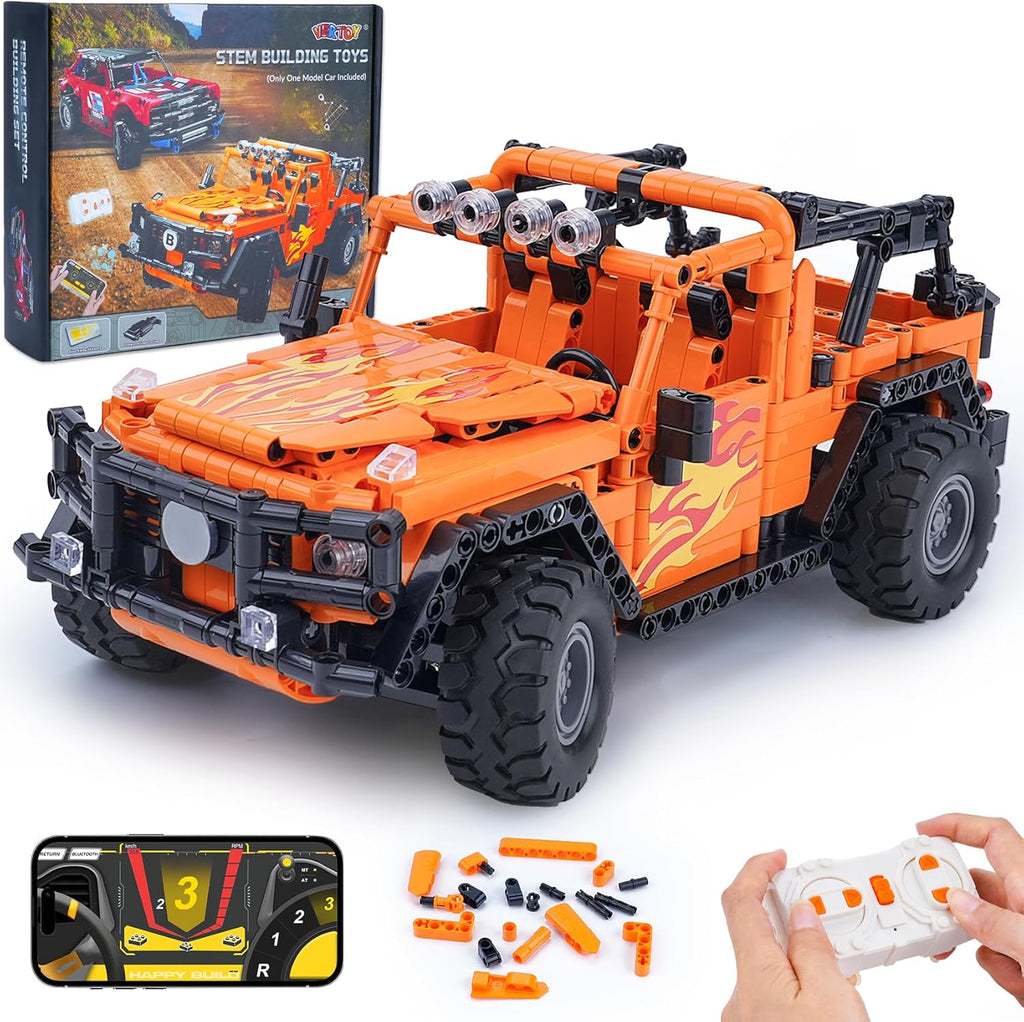VERTOY Juguetes de construcción STEM para niños y niños, juego de b...