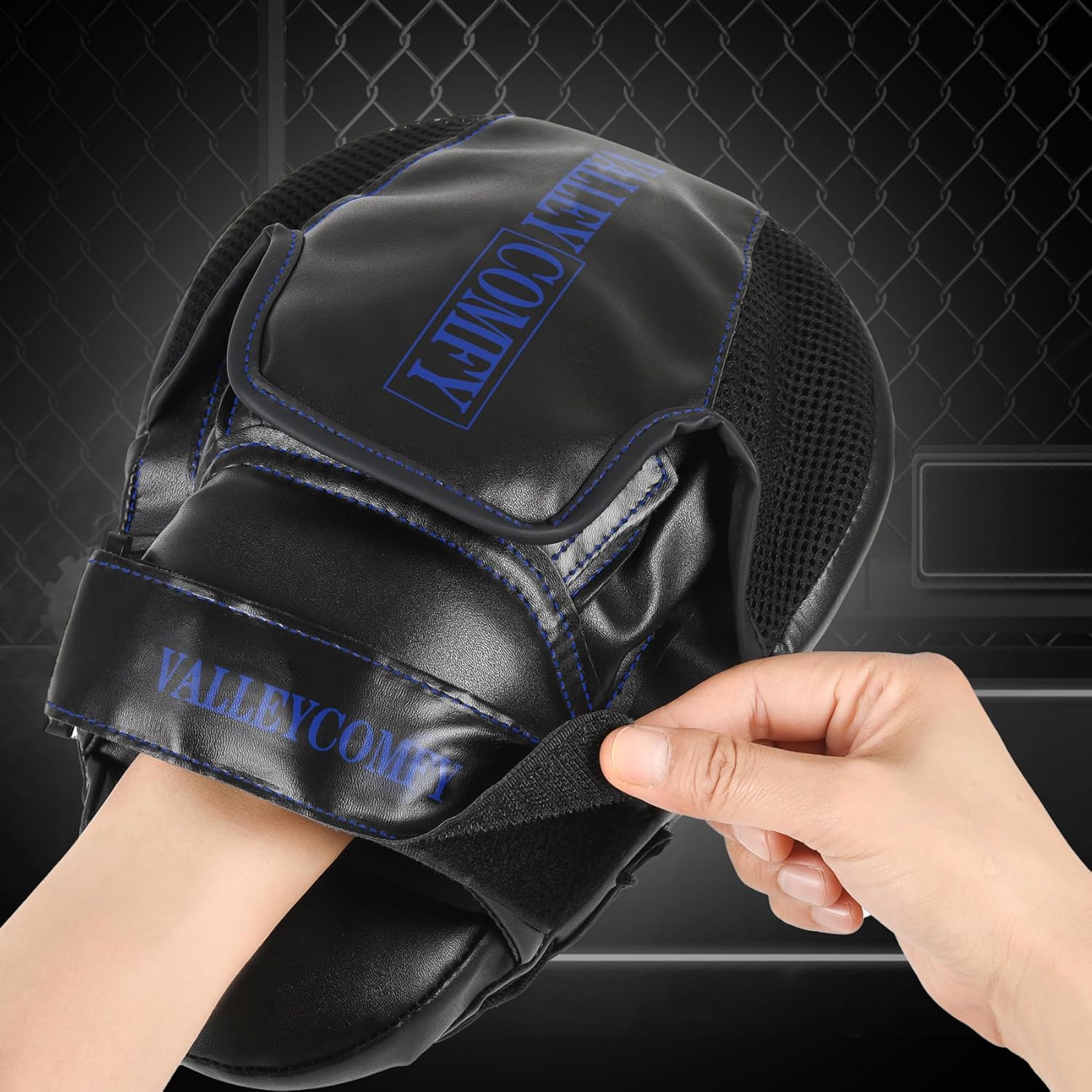 Valleycomfy - Manoplas de boxeo para puñetazos, almohadillas de box...