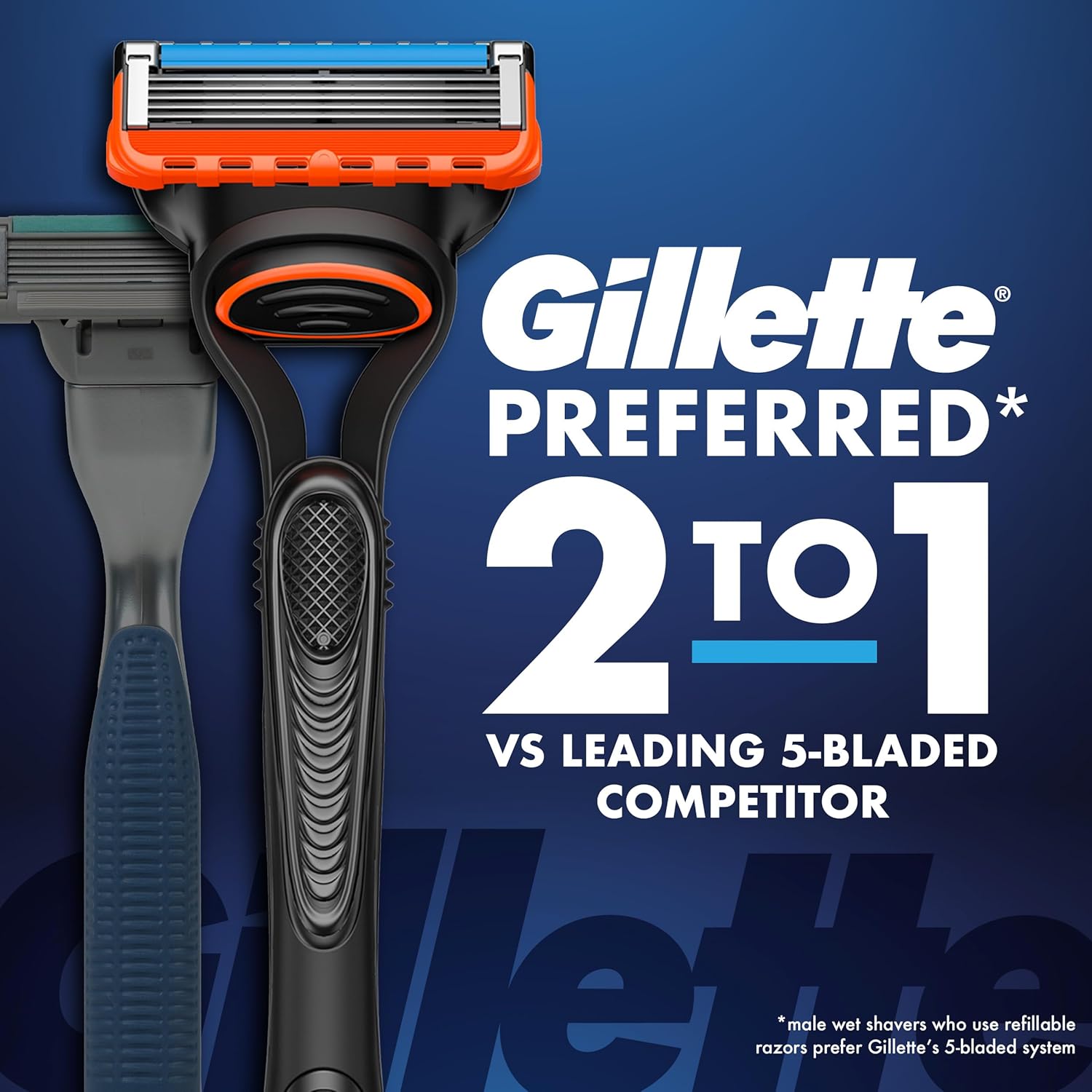 Gillette Fusion5 - Maquinilla de afeitar para hombres, 5 hojas, 1 m...