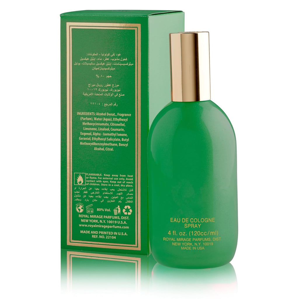 Royal Mirage Pure Oud Eau de Cologne - Spray de Fragancia Premium d...