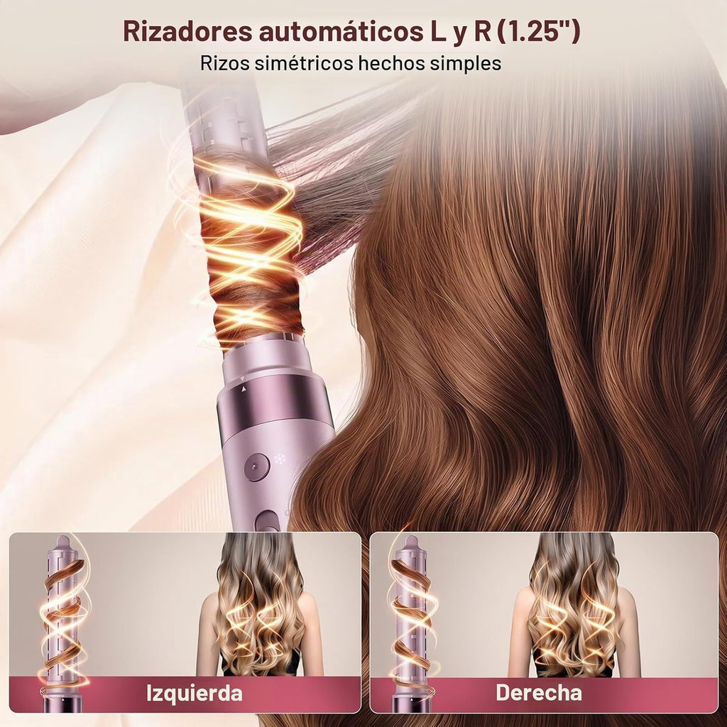 Mythsight StyleVibe 6-en-1 estilista de aire, secador de pelo y cep...