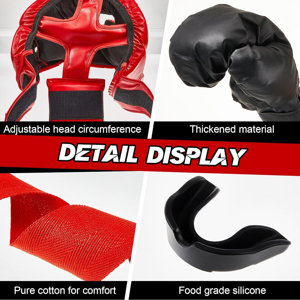 Kanayu Juego de 12 piezas de equipo de boxeo para niños principiant...