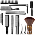 SALONSILK Juego de 13 Piezas de Cepillo de Corte de Cabello y Afeit...