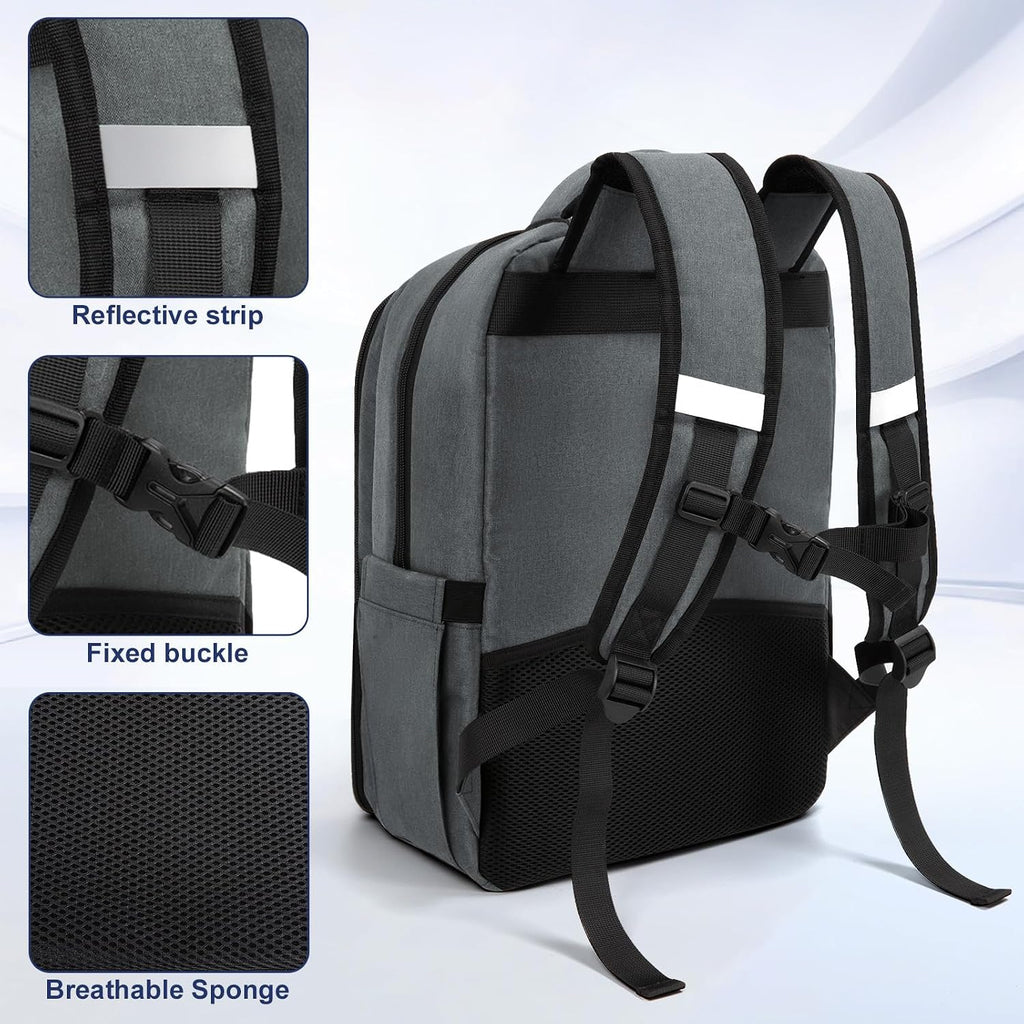 GDNasist Bolsa de suministros de peluquería, mochila portátil para...